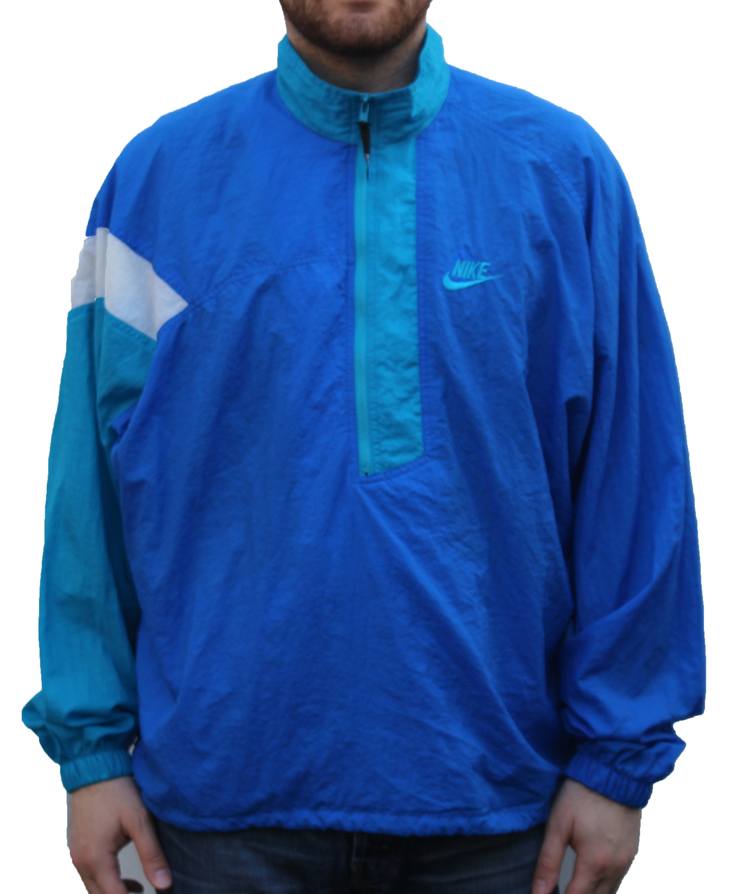 light blue windbreaker nike