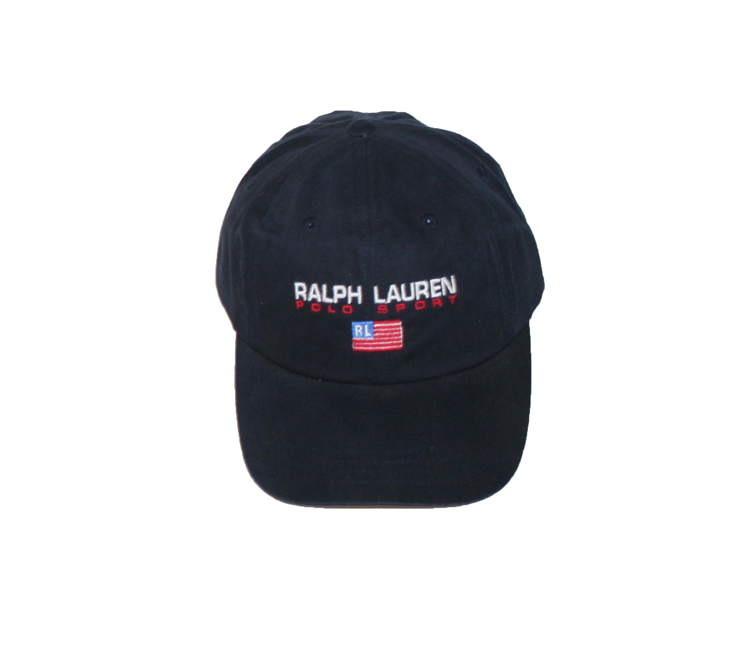 Vintage Ralph Lauren Polo Sport USA Navy Strap Back Hat — Roots