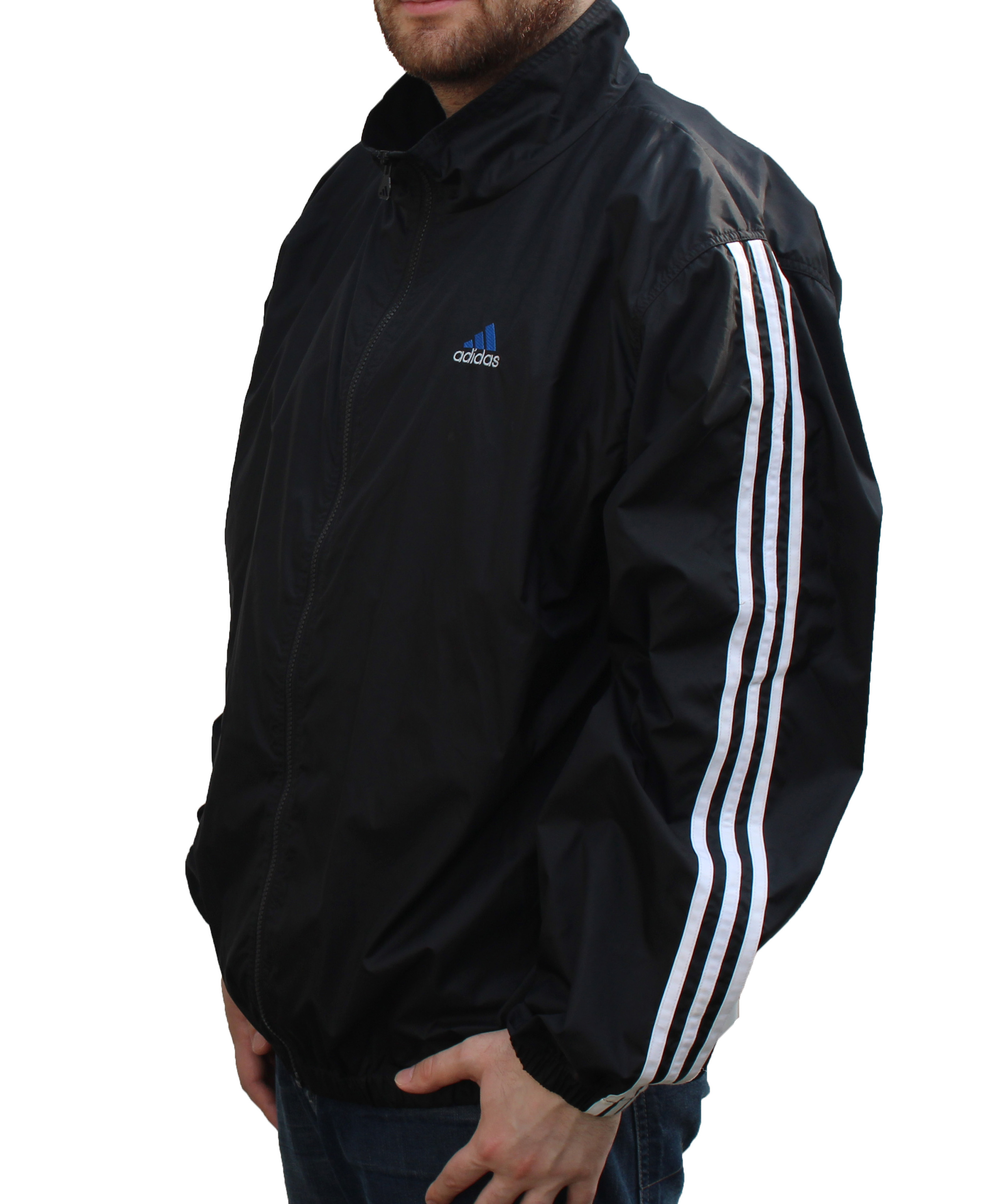 royal blue adidas windbreaker