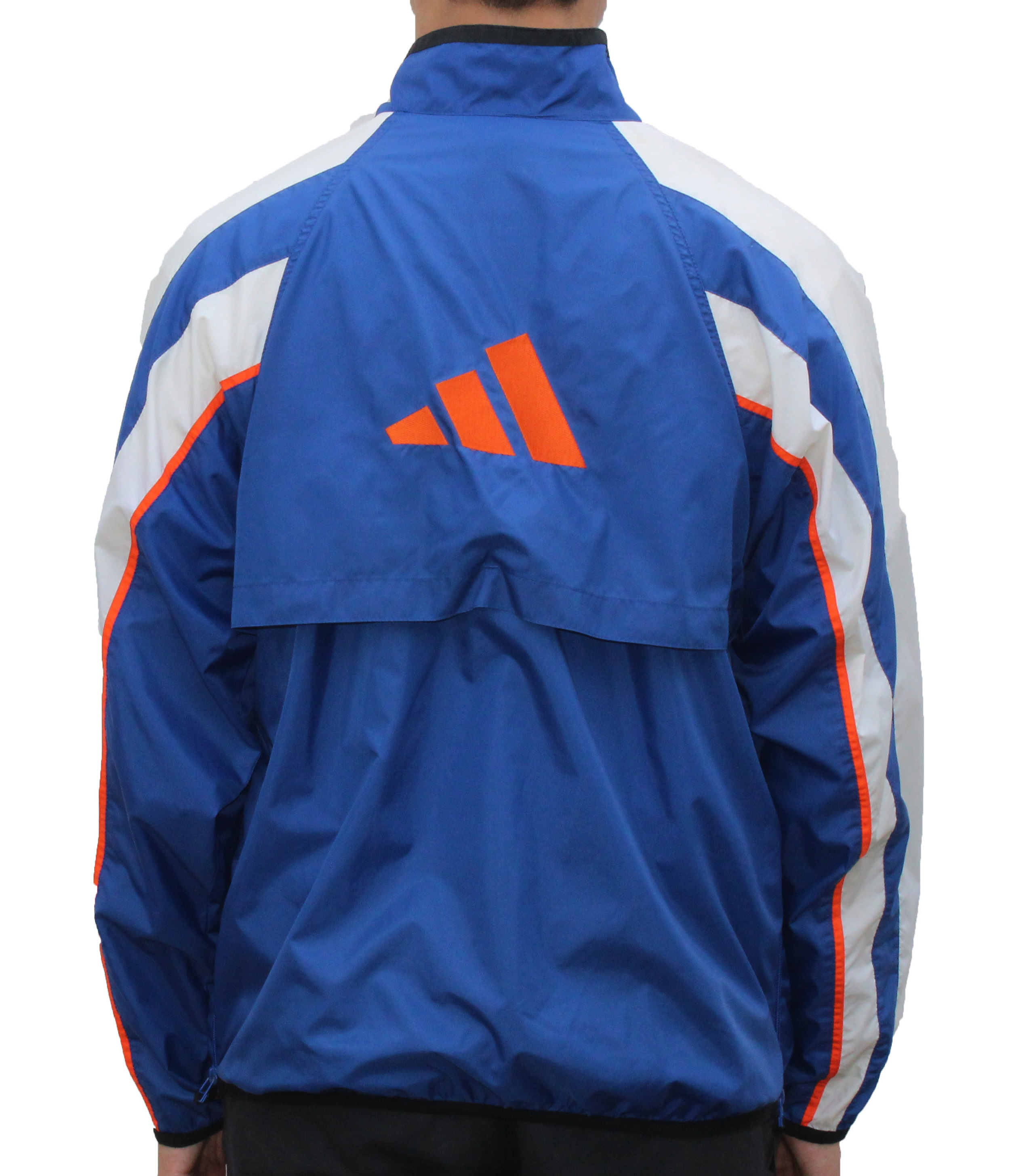 blue and orange adidas jacket