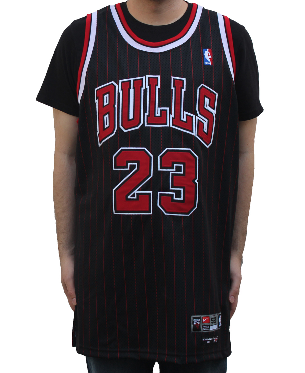 Nike Chicago Bulls Michael Jordan Authentic Pinstripe Jersey (Size 52) NWT  — Roots