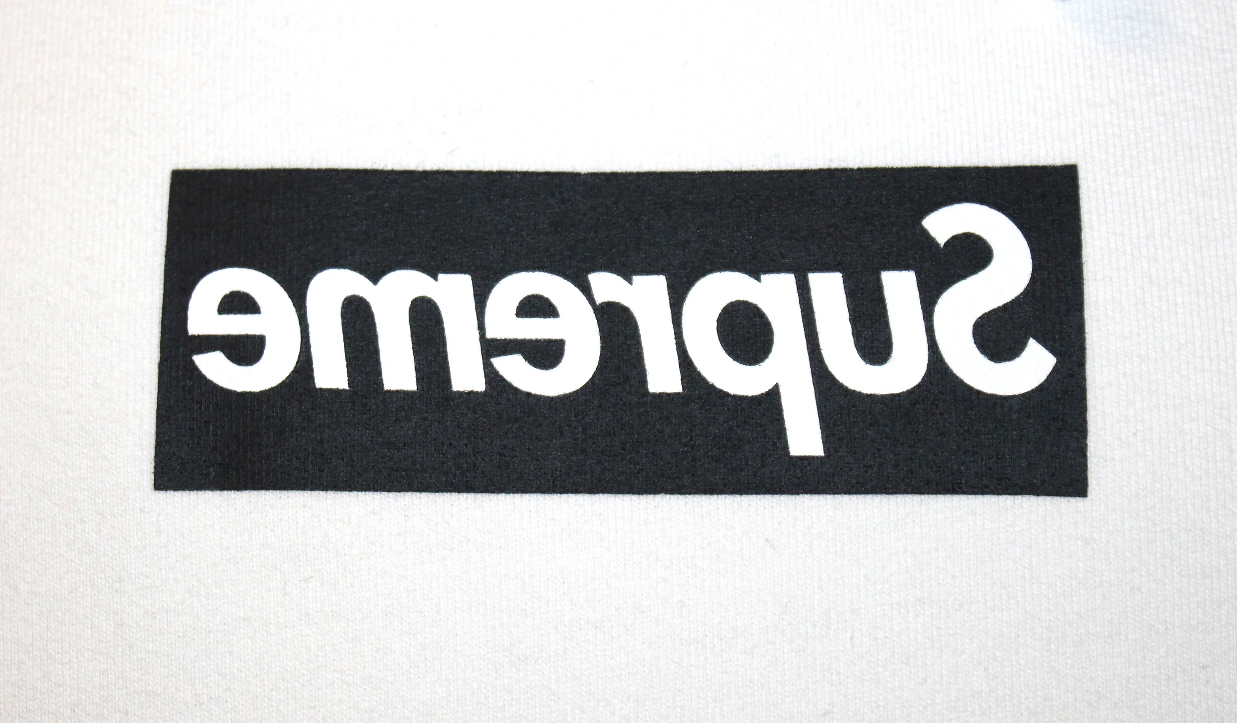 Supreme x CDG Black Box Logo Hoodie SS 14 (Size L) — RootsBK