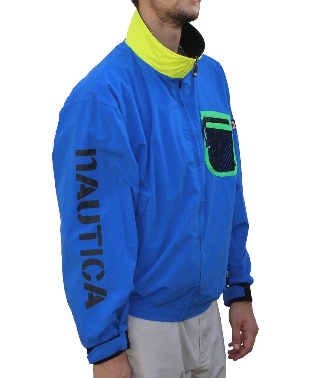 Vintage Nautica Summer Sports H20 Spell-out Windbreaker (Size M - Main Image
