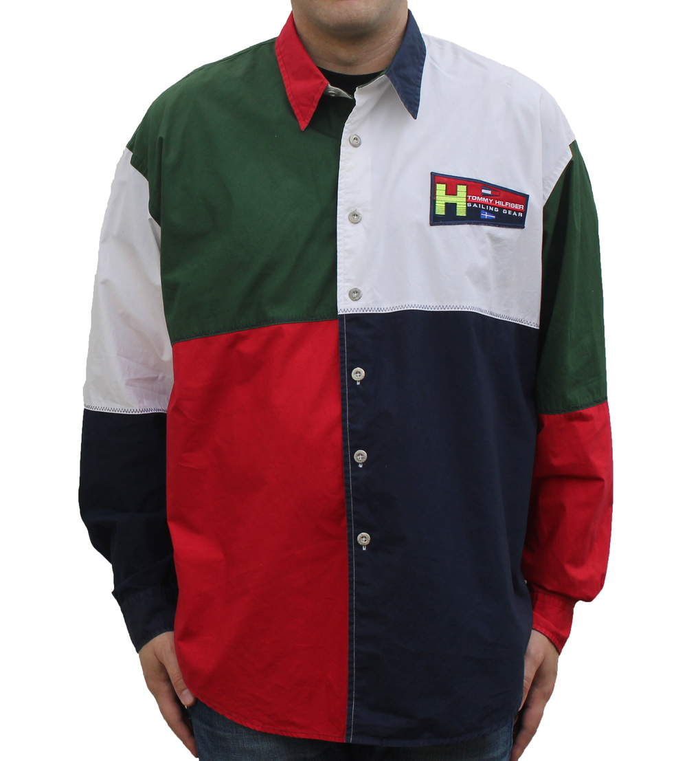 Tommy Hilfiger Gear Color Block Shirt (Size XL) — Roots