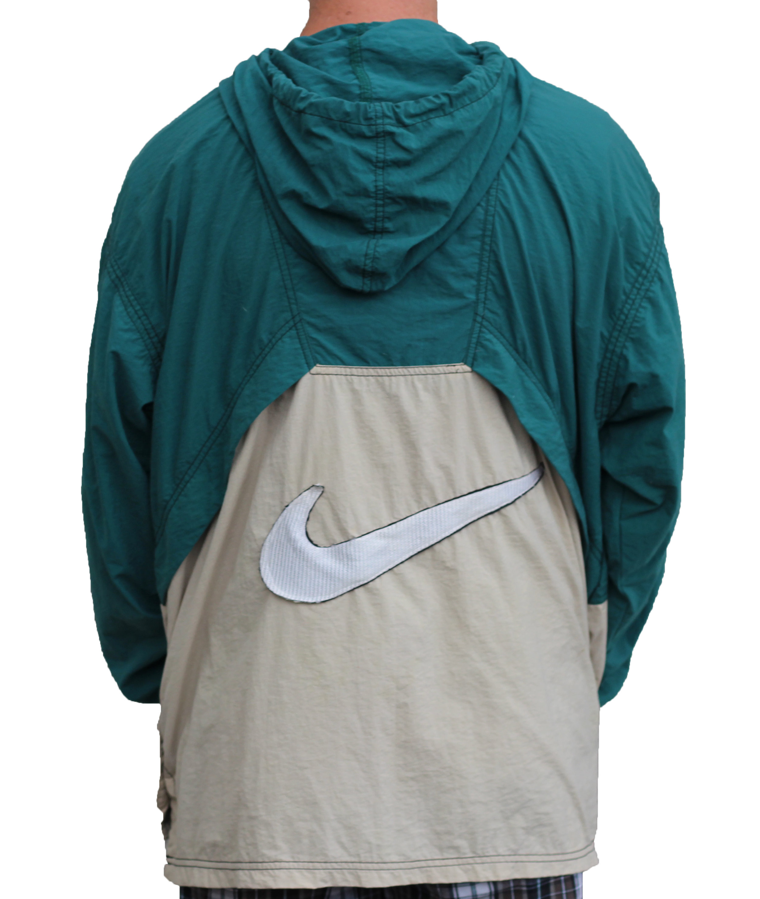 nike green half zip