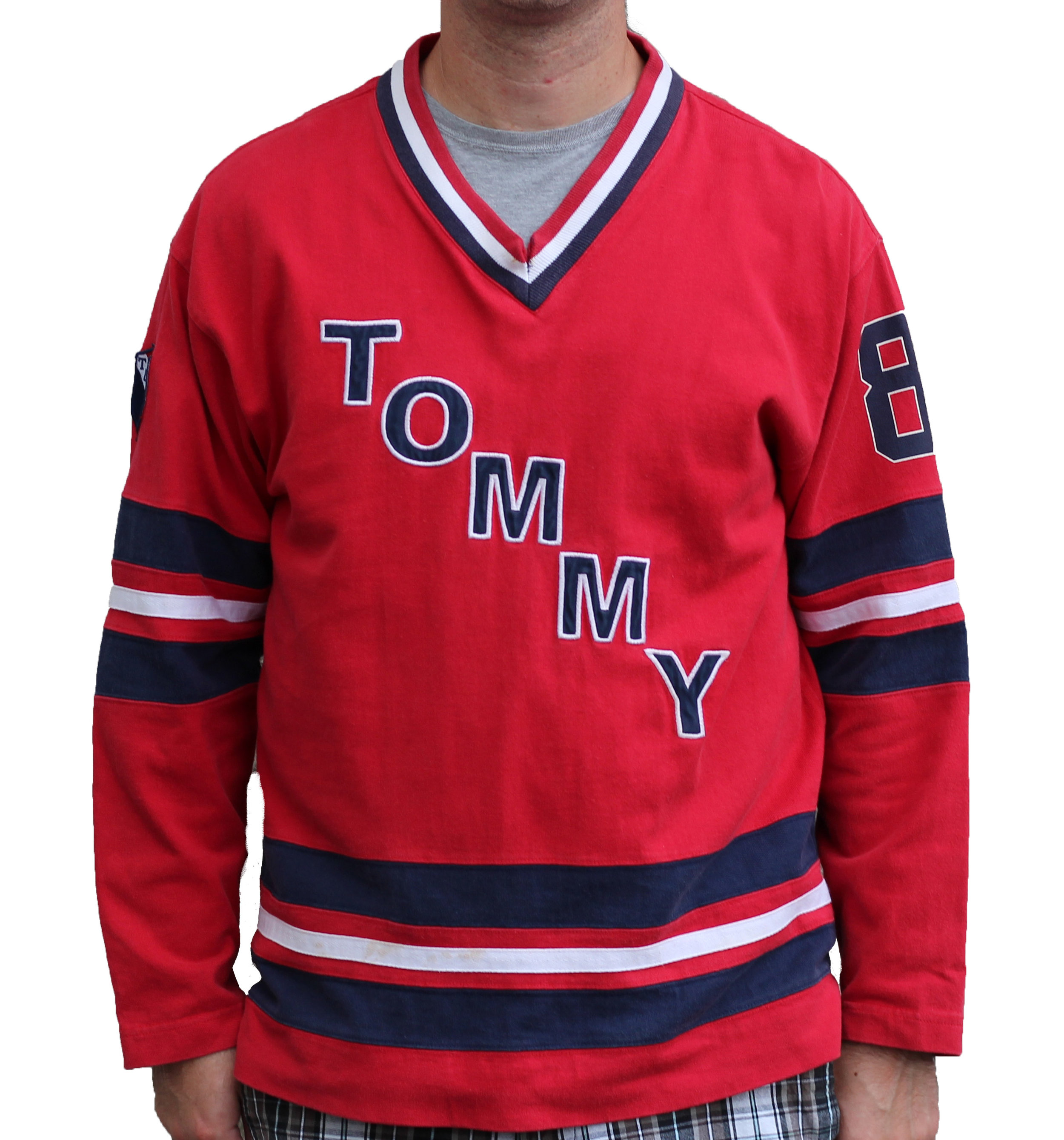 tommy hilfiger hockey sweatshirt