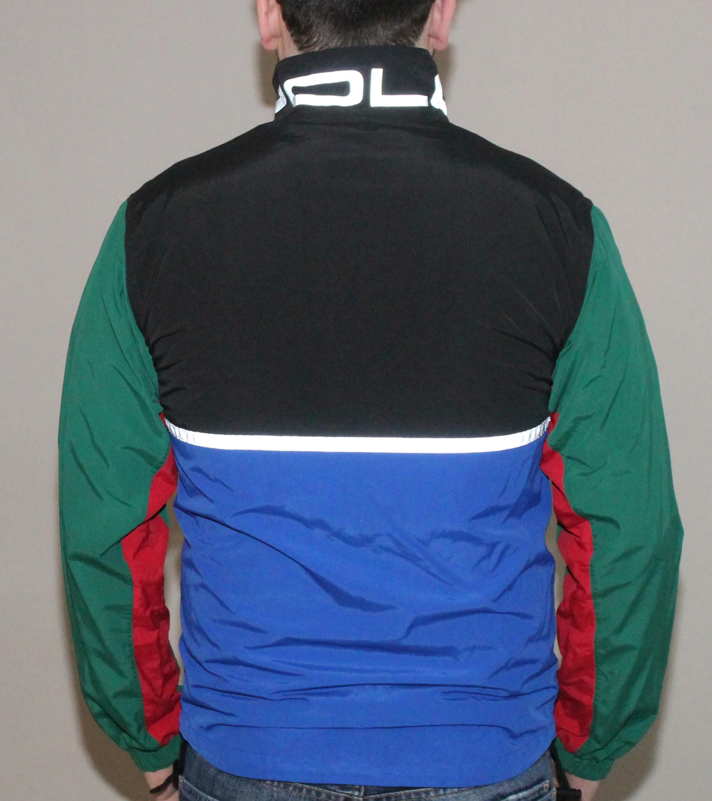 Vintage Polo RL 2000 colorful windbreaker