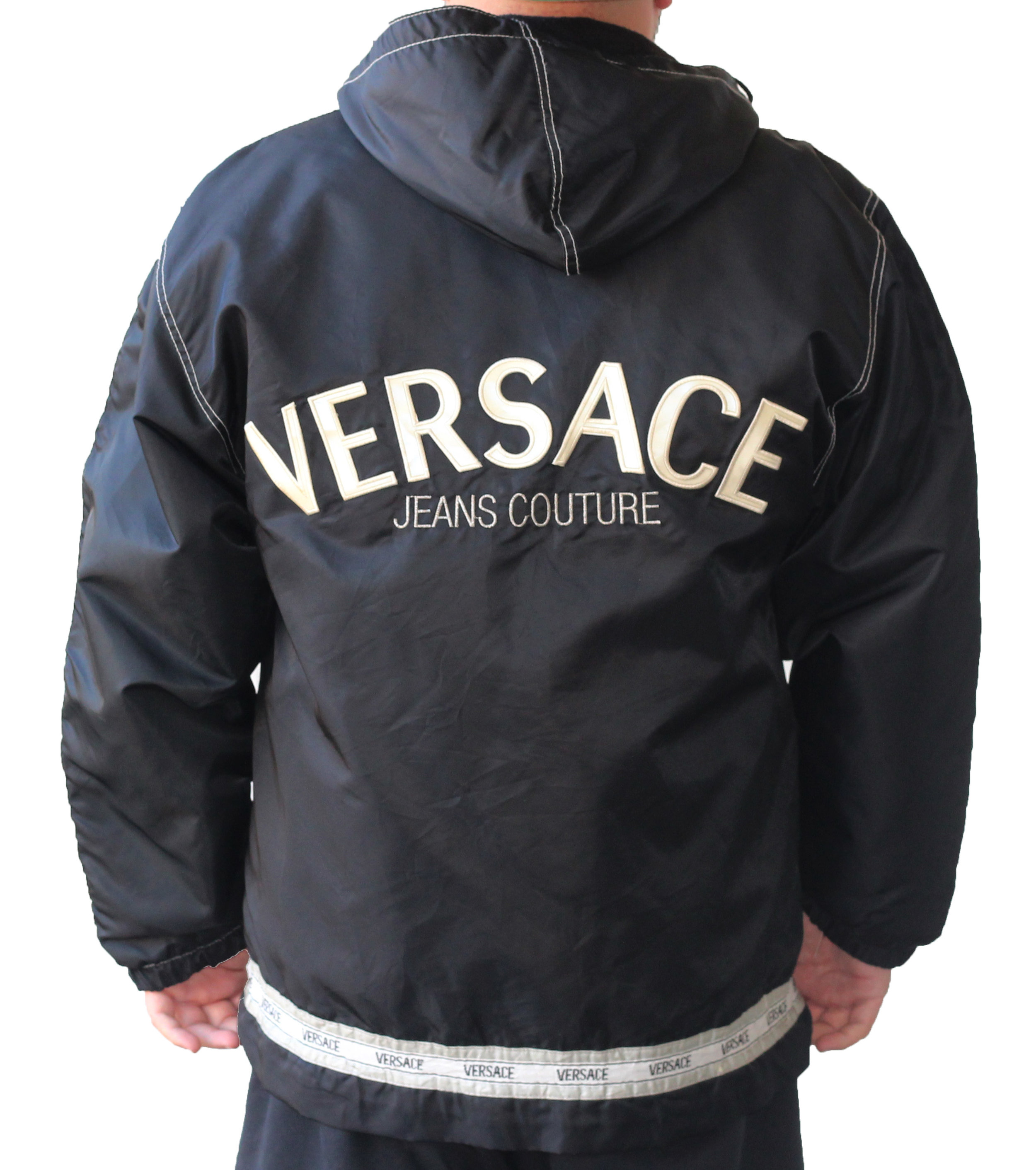 Vintage Bootleg Versace Jeans Couture Large Spell-Out Jacket (Size XL ...