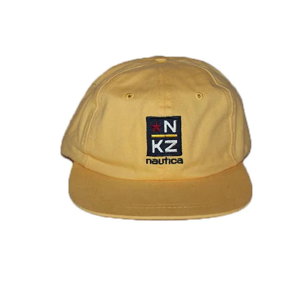 Vintage Nautica NKZ Yellow Strapback 