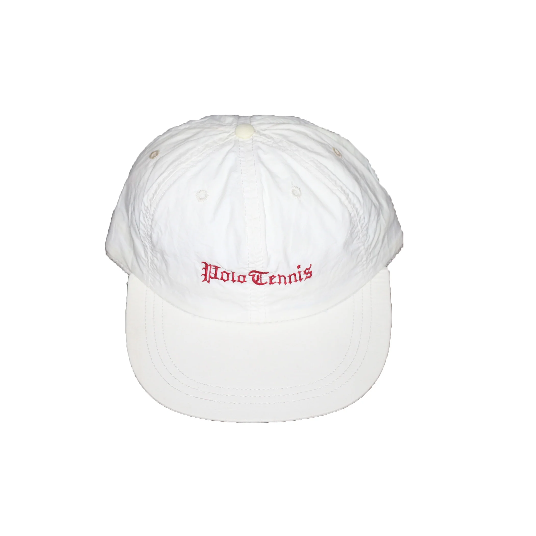 Vintage Polo Tennis White / Plaid Fitted Hat (Size XL)