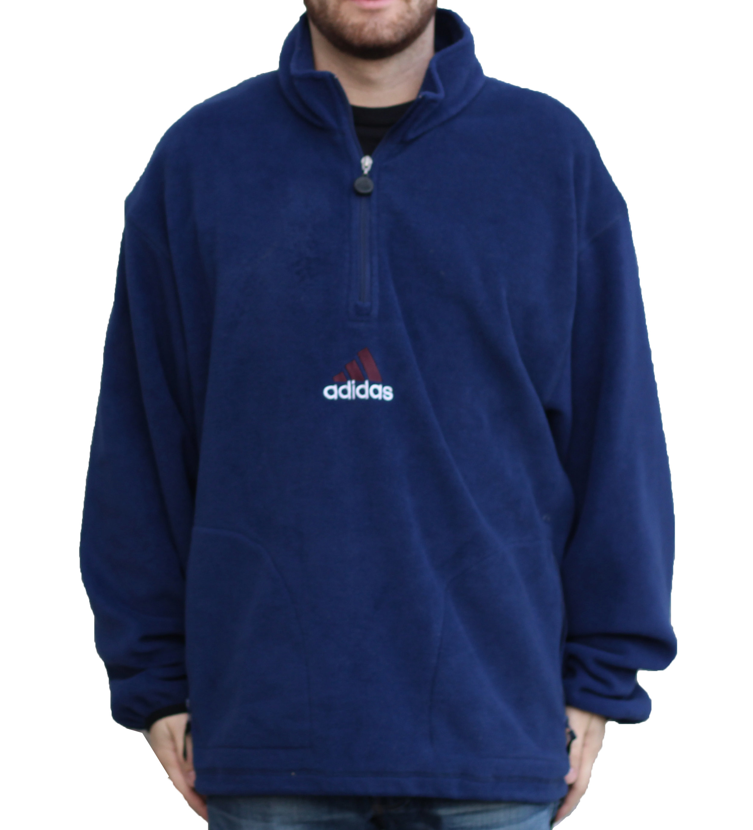 adidas fleece quarter zip