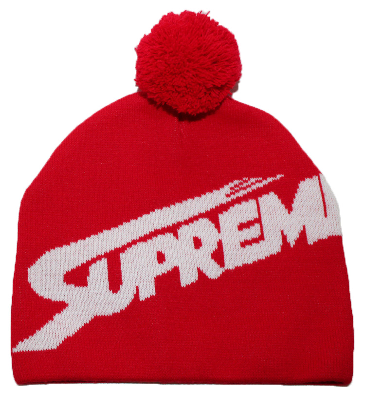 Supreme Mont Blanc Red Beanie — Roots