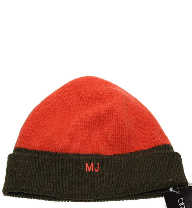 Marc Jacobs Orange / Military Olive Wool Beanie NWT — RootsBK display picture 3
