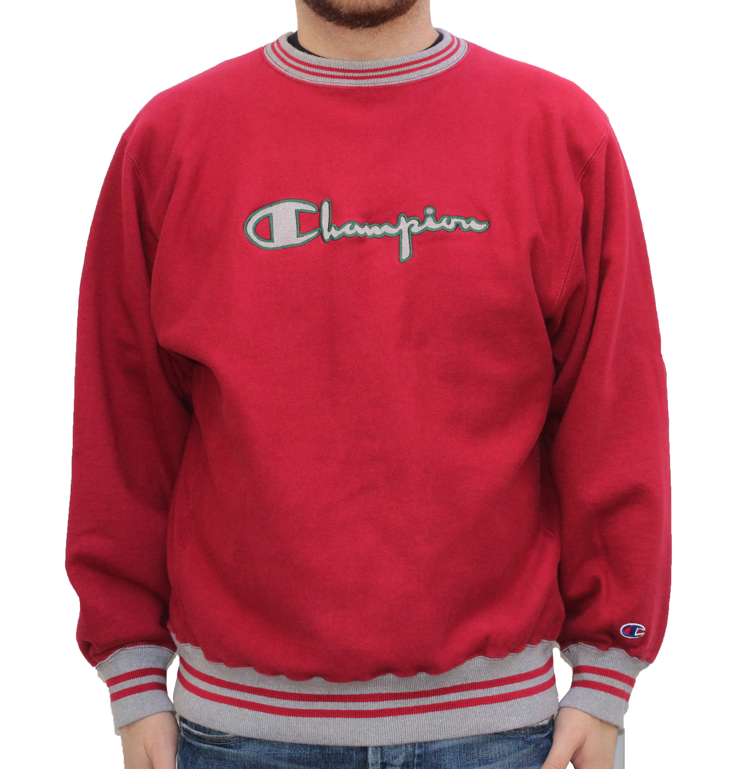 Vintage Champion Reverse Weave Spell Out Crew Neck Size XXL — Roots