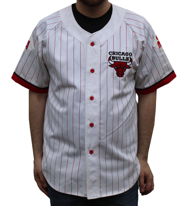 Vintage Starter Chicago Bulls Baseball Jersey (Size L) NWT — Roots