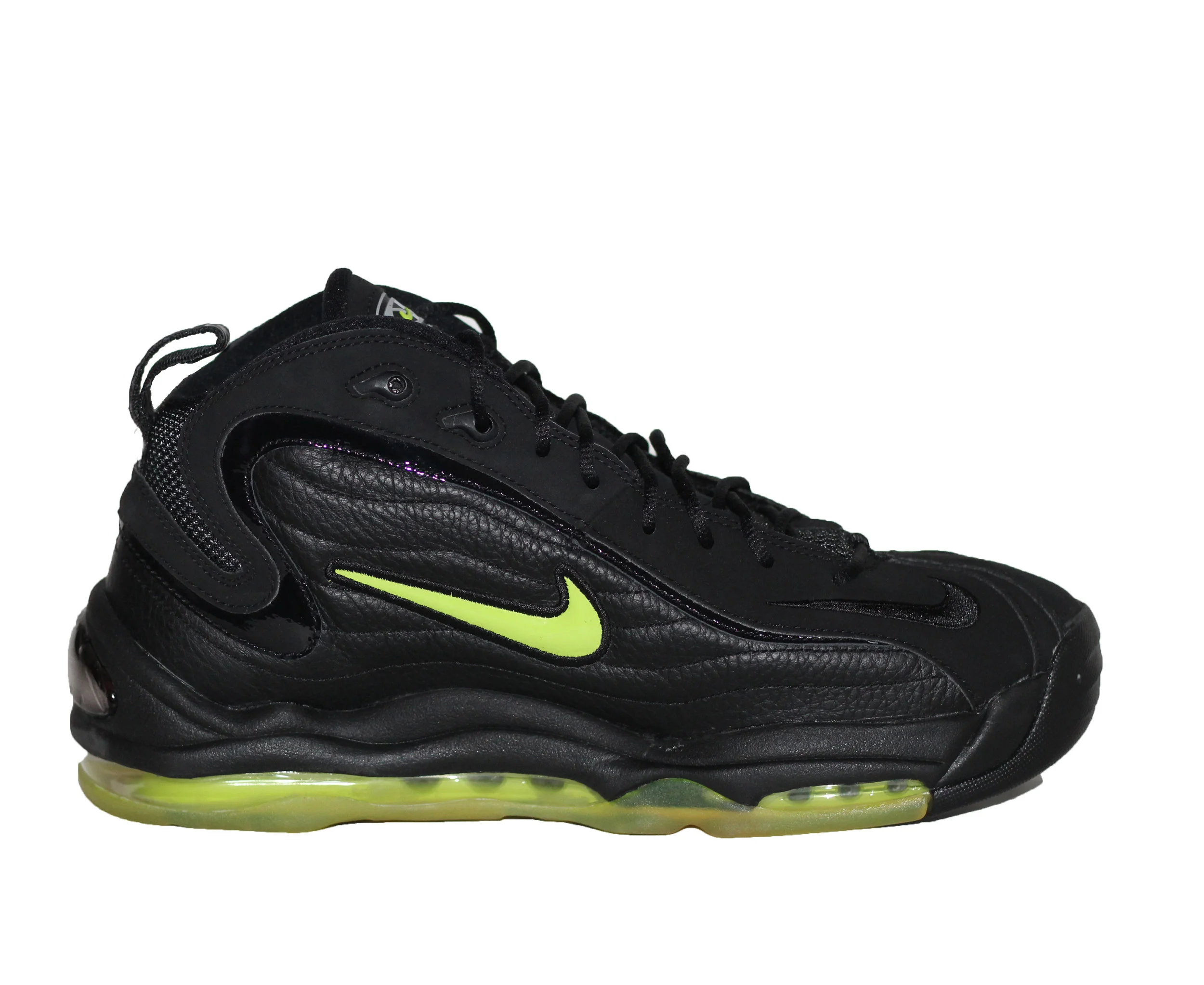 nike air total max uptempo black volt