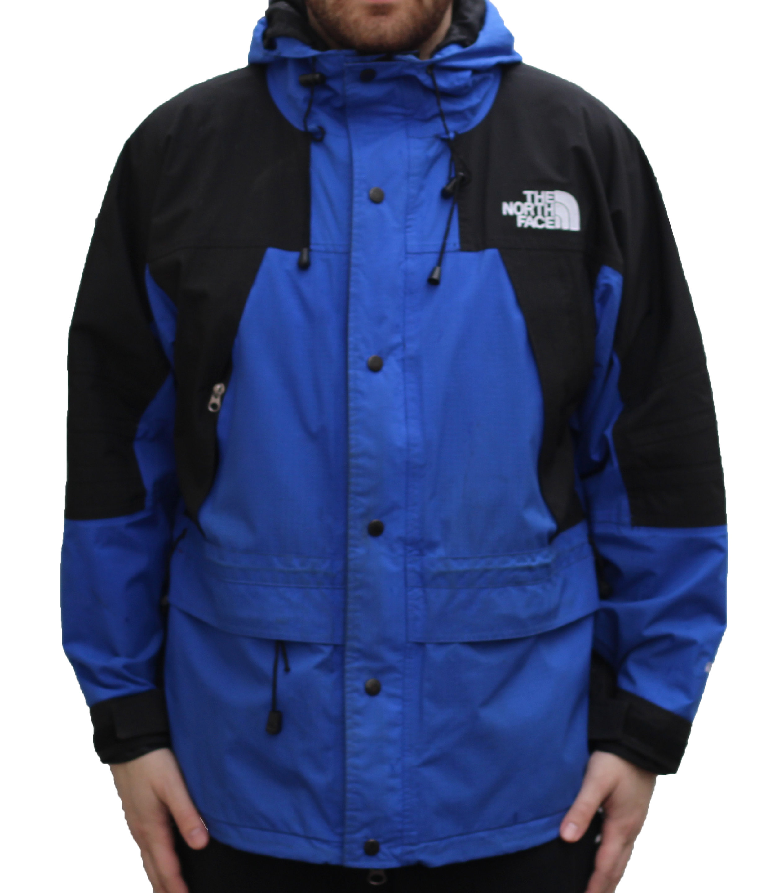 The North Face Summit Series Black / Blue Gore-Tex Jacket (Size L) — Roots