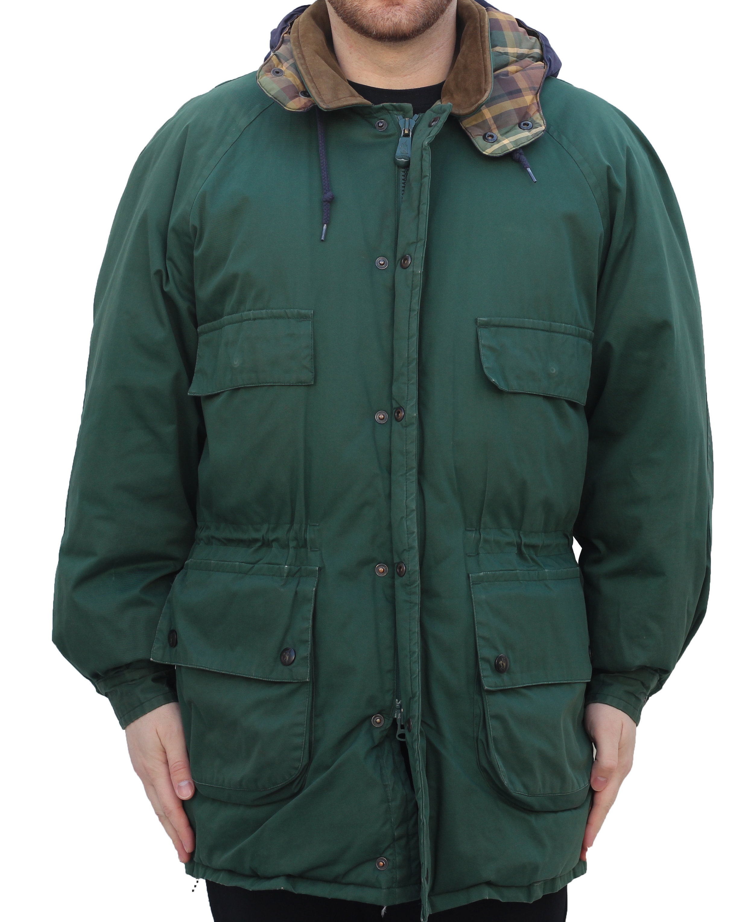 Vintage Nautica Forest Green / Navy Jacket (Size L) — Roots