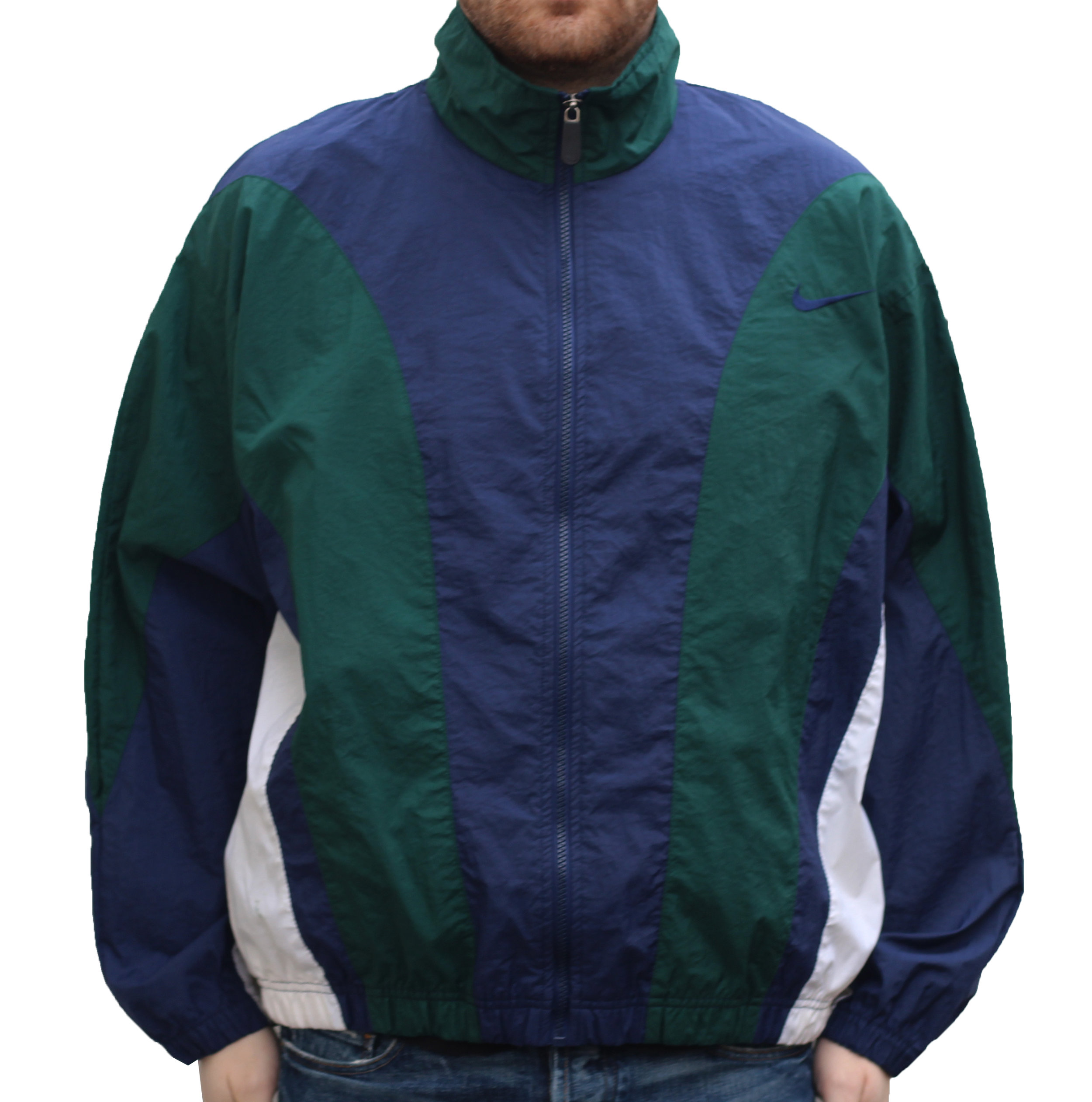 green nike windbreaker