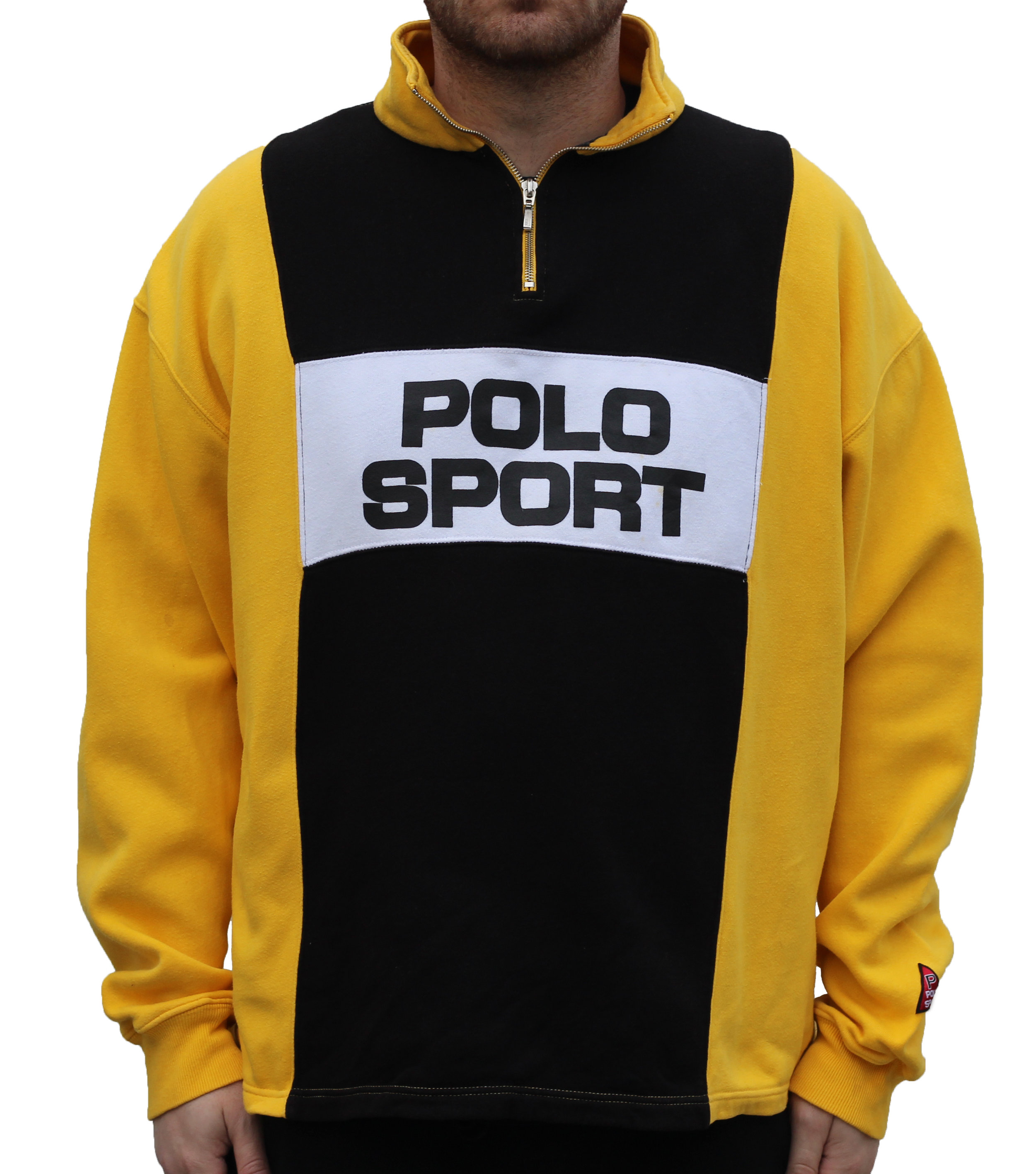 polo sport yellow sweatshirt