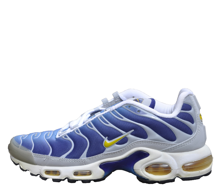 Women`s Nike Air Max Plus TN Night Blue / Maize DS — Roots