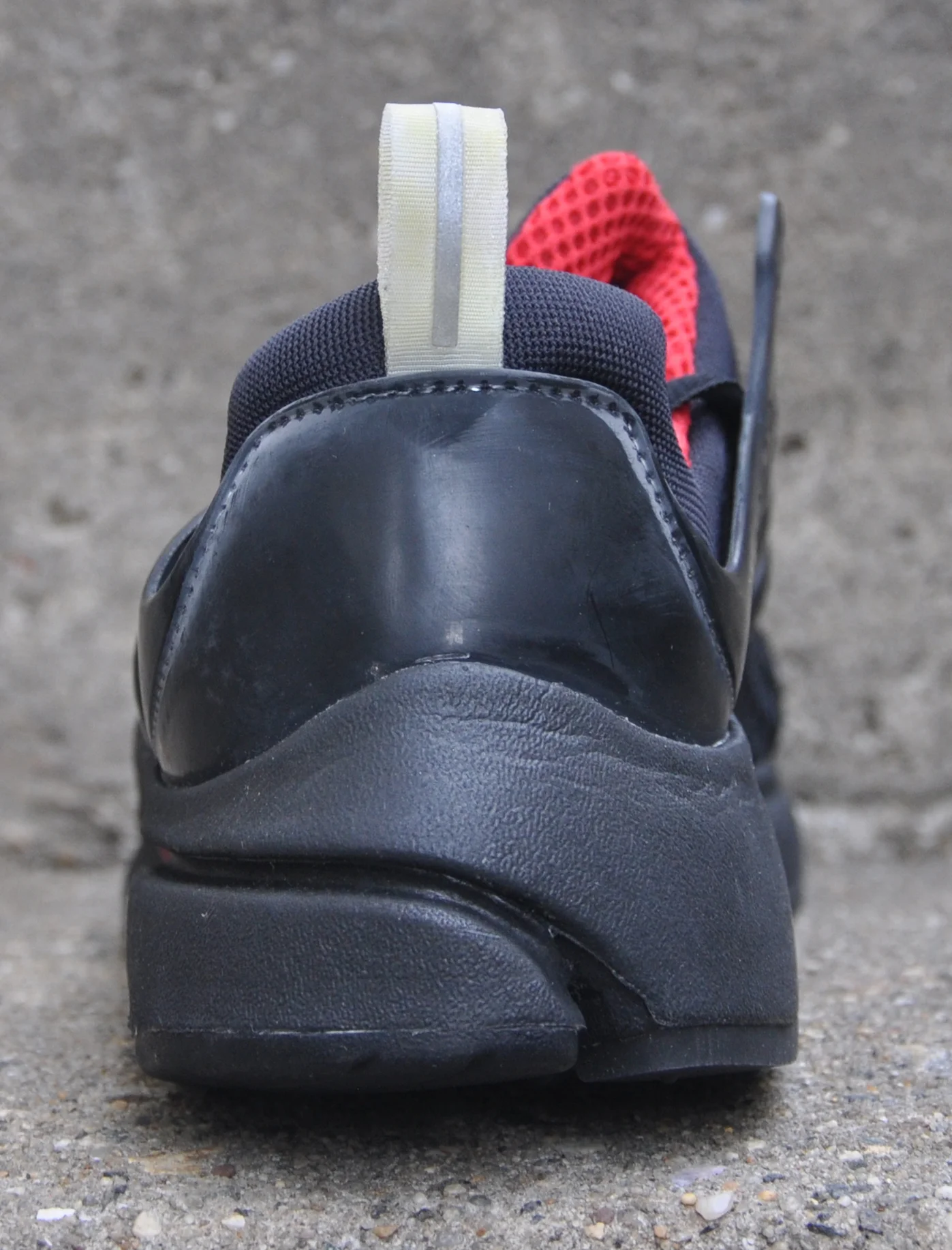 Nike Air Presto Wovenowtop black red