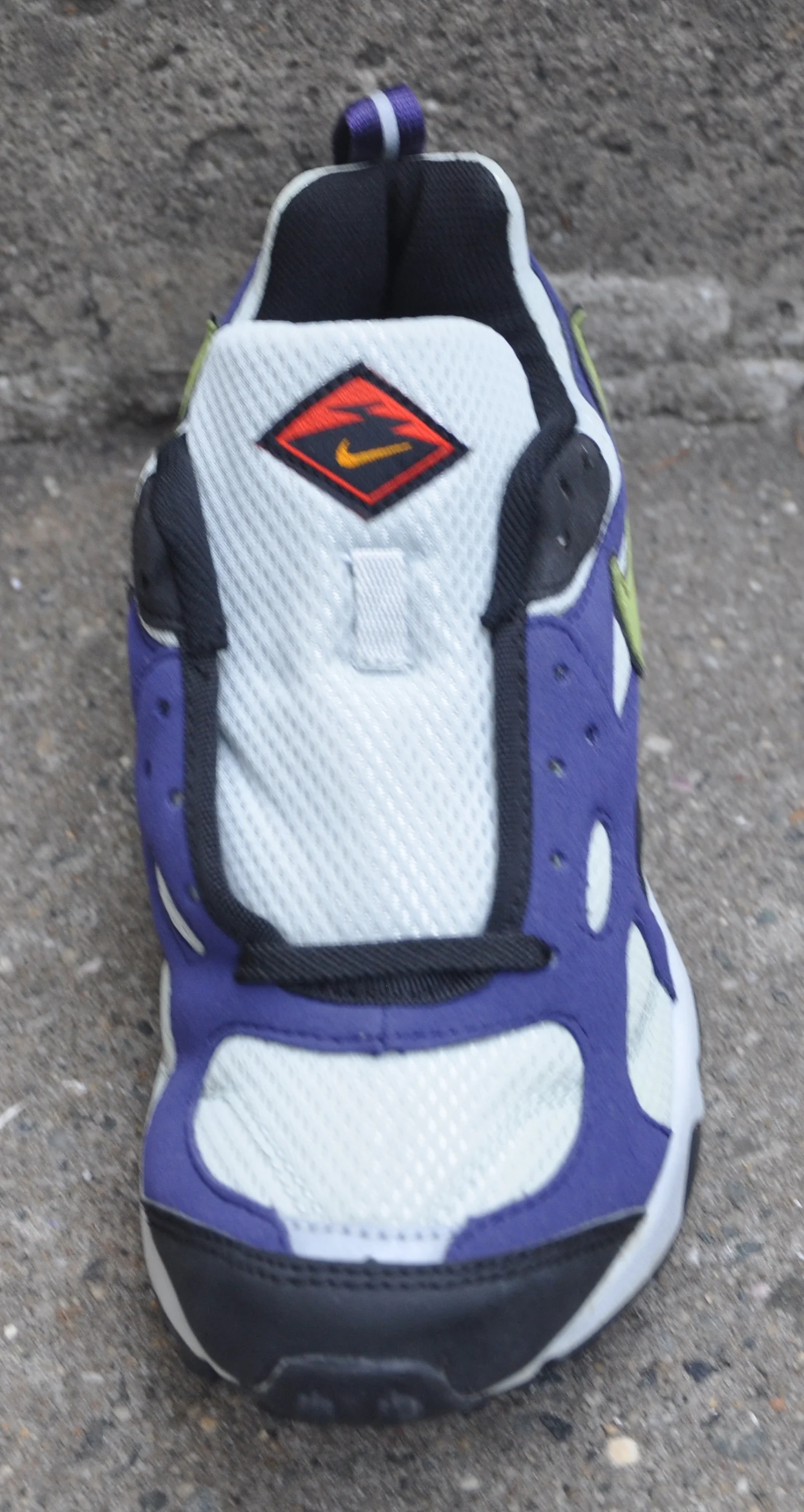 Nike Air Terravore grey, pear, and purple