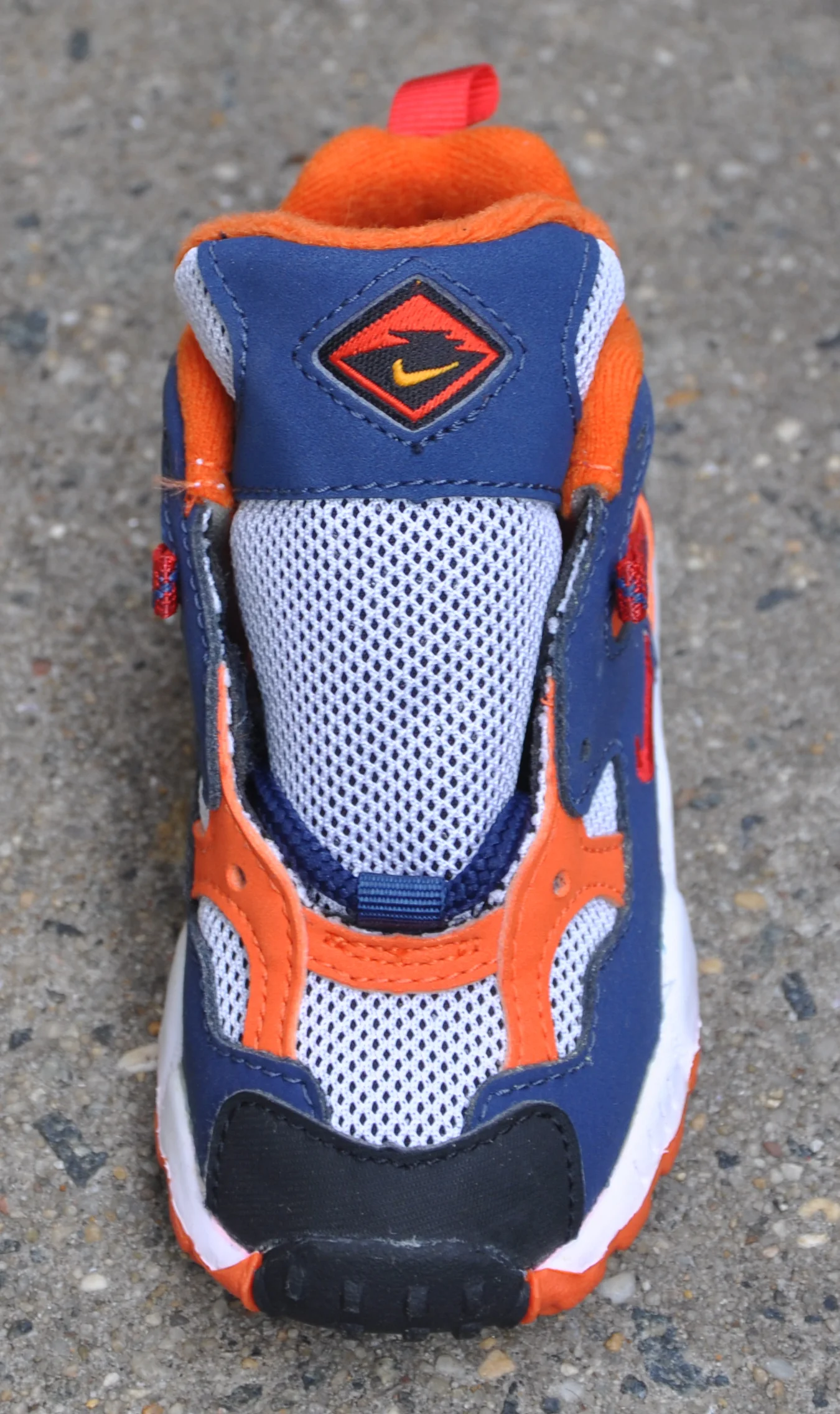 Baby Terra Albis 2 orange and navy blue