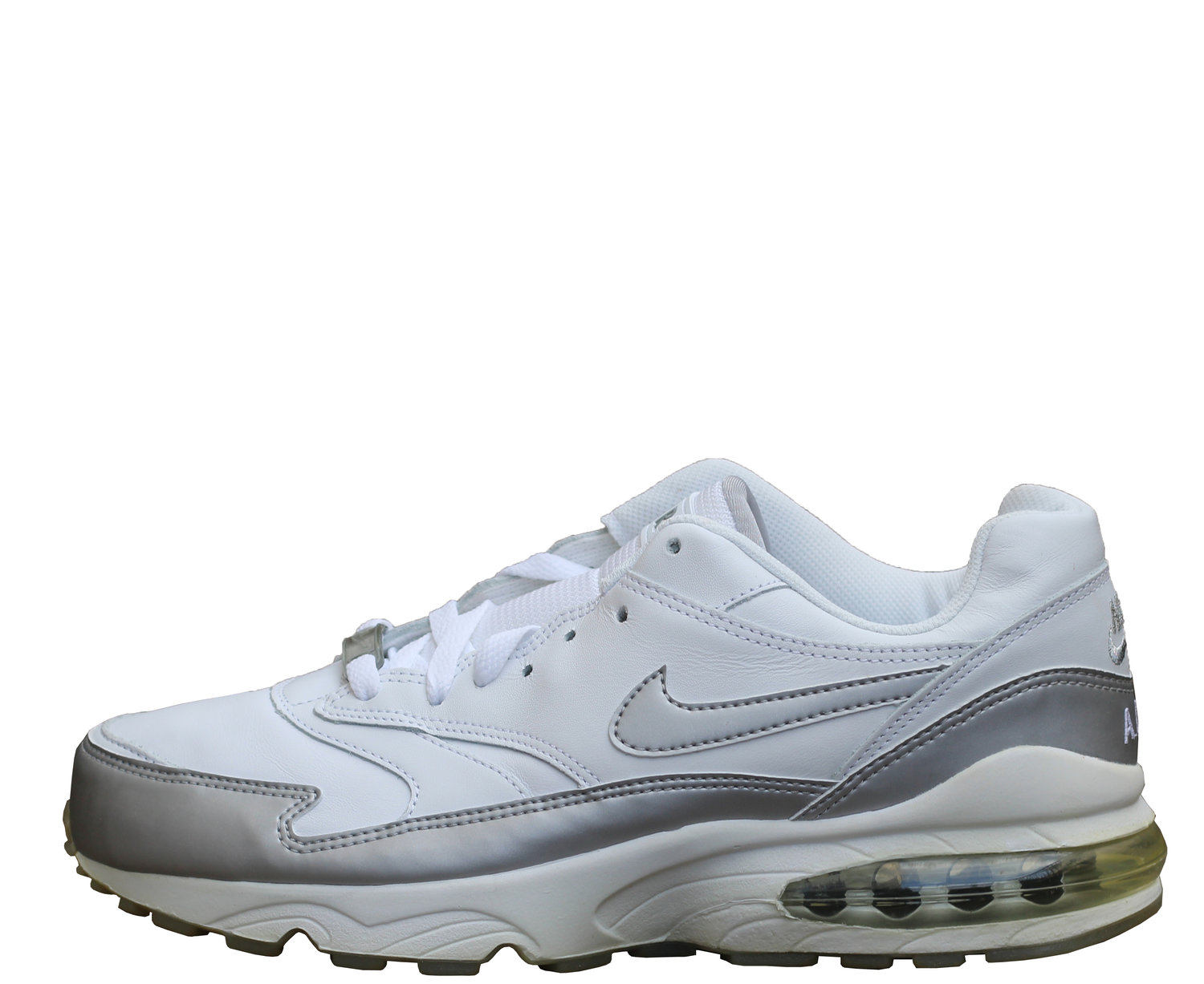 Aptitud Lágrima Tropical Nike Air Max Burst Leather B White / Silver (Size 8.5) DS — Roots