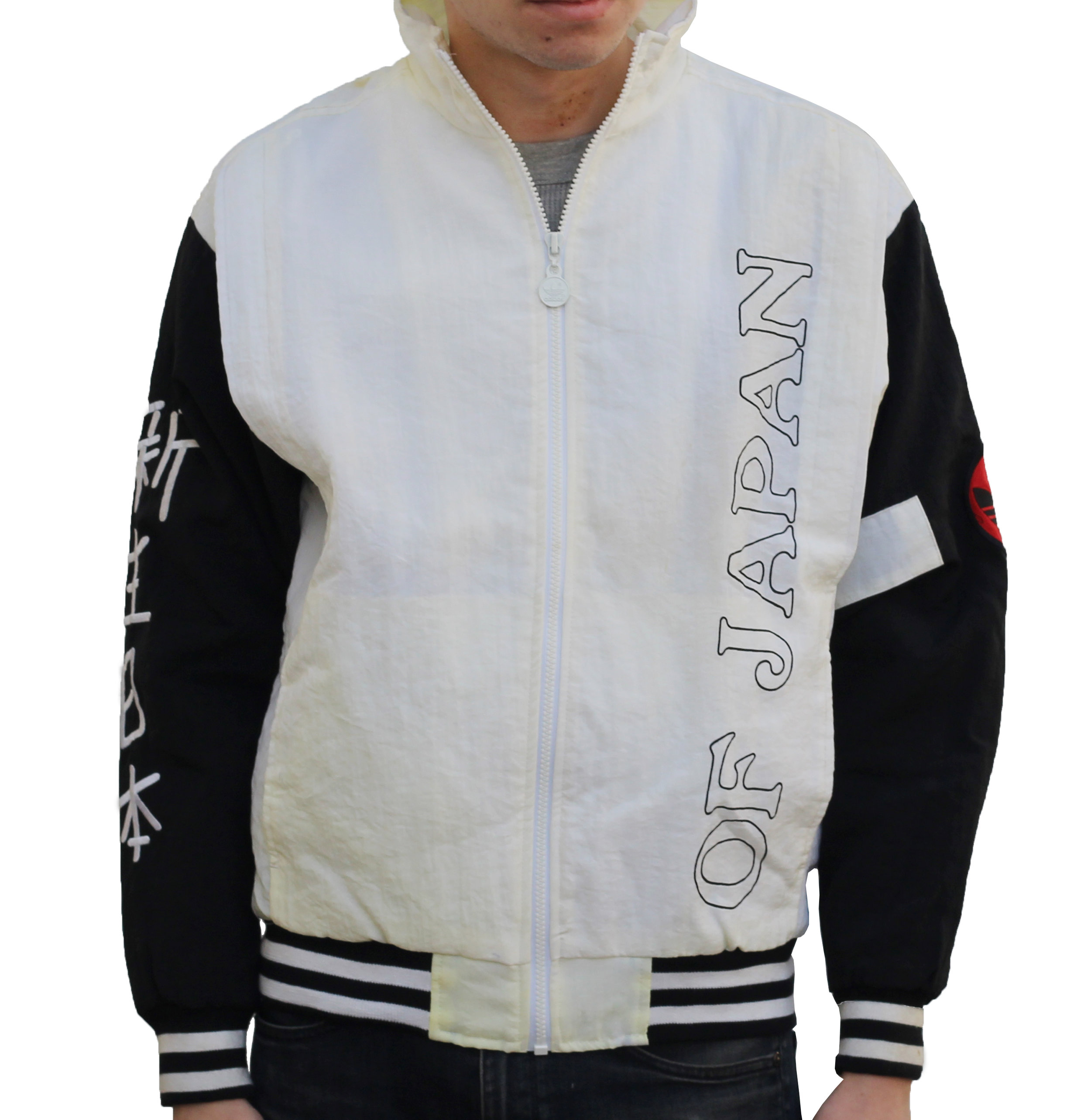 adidas jacket with japanese writing