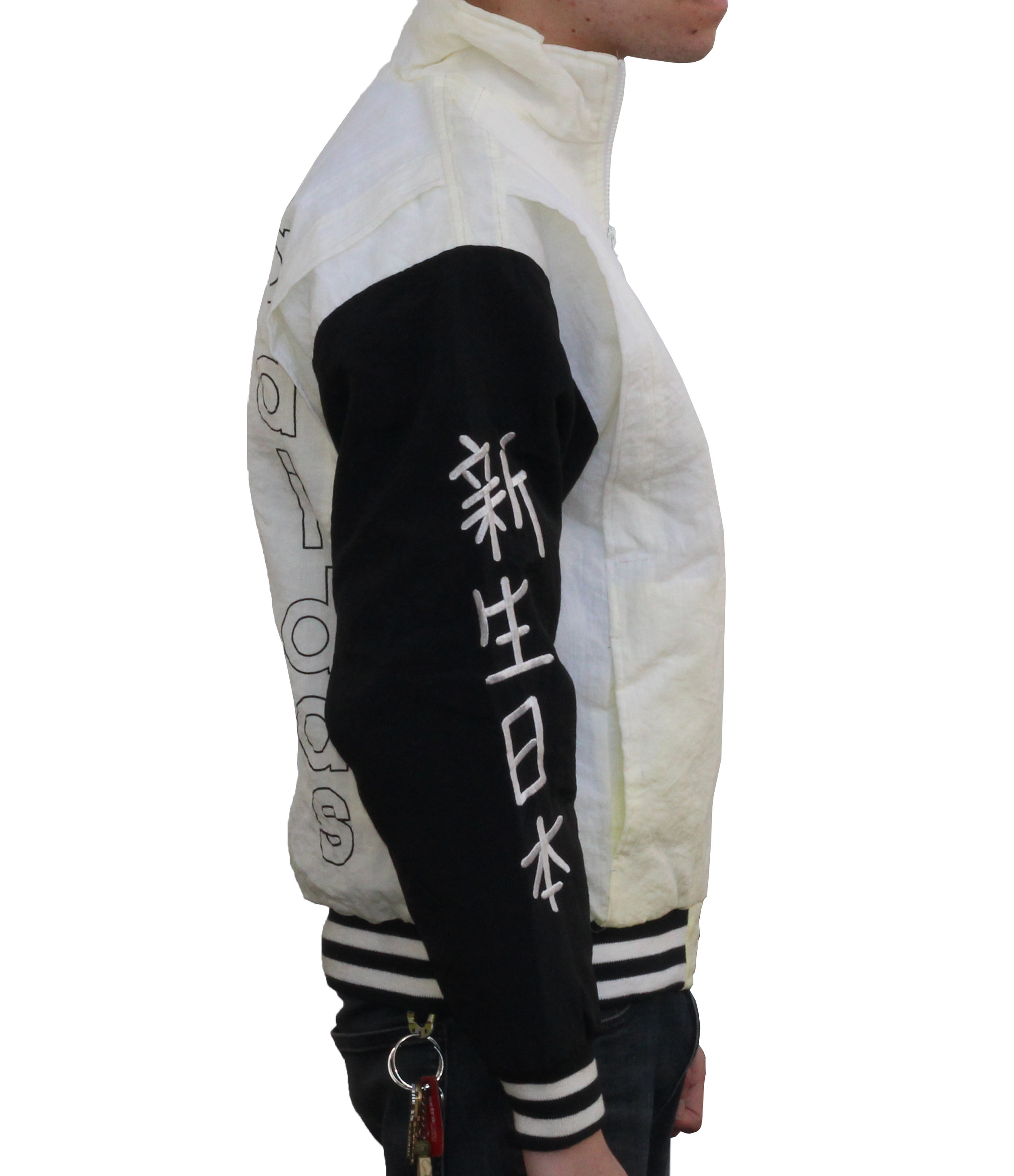 adidas windbreaker japanese writing