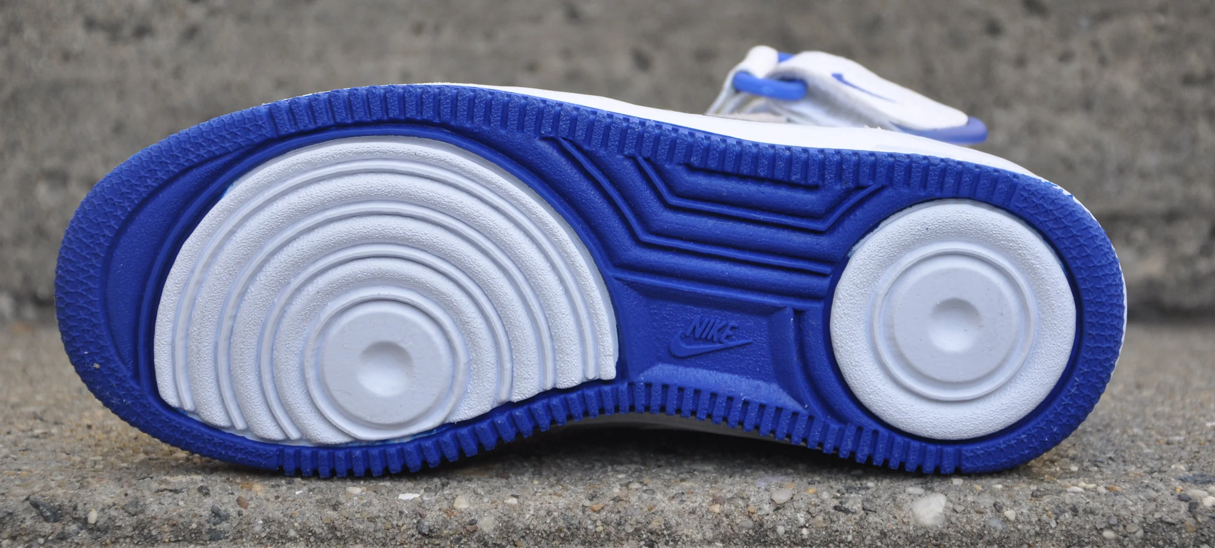 Nike Air Force 1 Mid SC Jewel White and Royal.