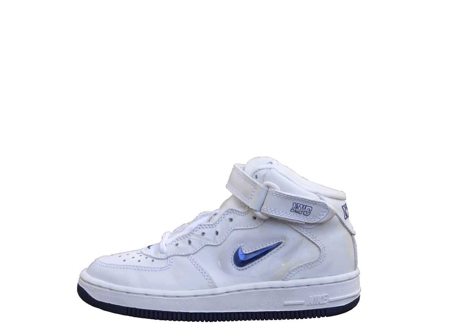 Kids Nike Air Force 1 Mid SJ SC NYC Metallic Jewel (Size 2y) DS 