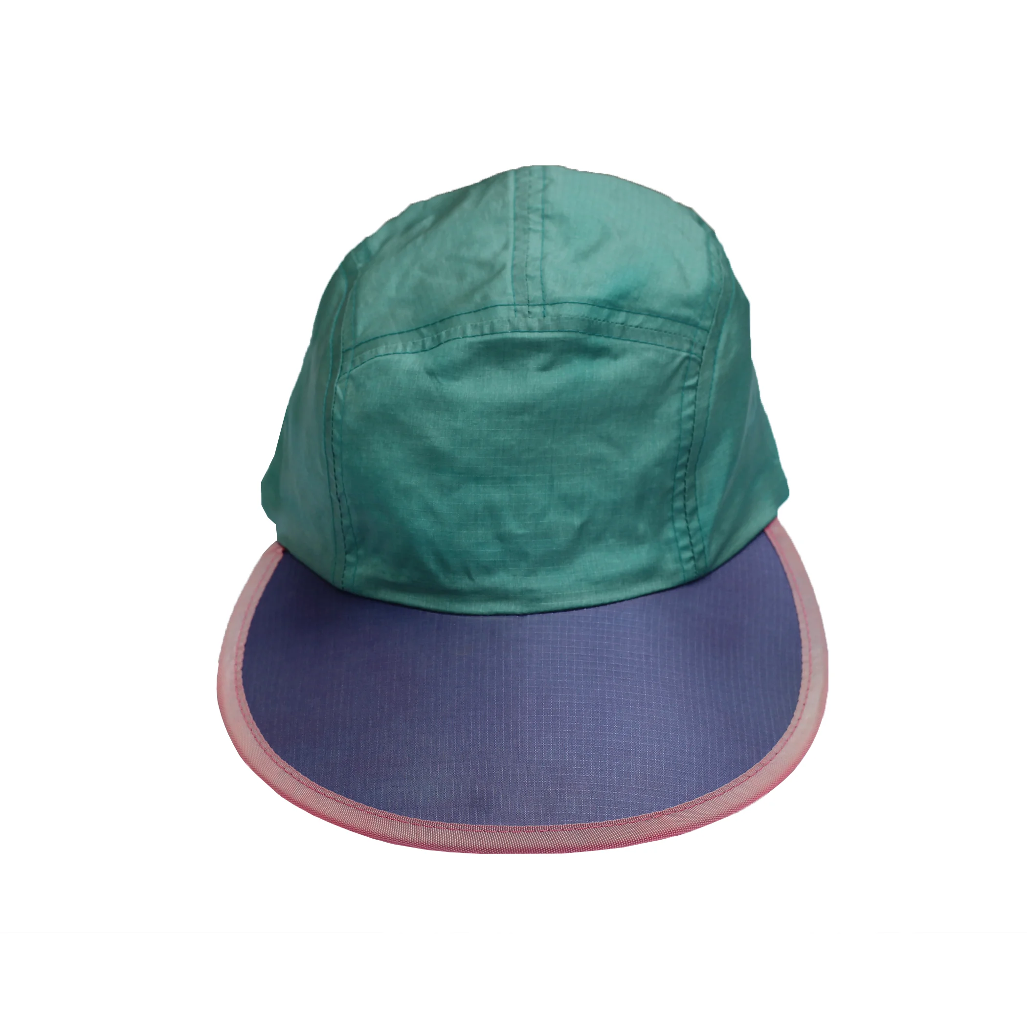 Vintage 90s Columbia Sportswear colorful long bill 5 panel hat.