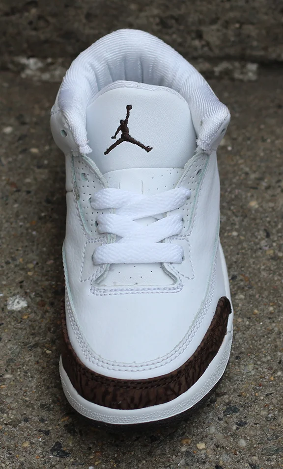 Baby Air Jordan Retro White Dark Mocha (Size 10c) DS — RootsBK - Main Image