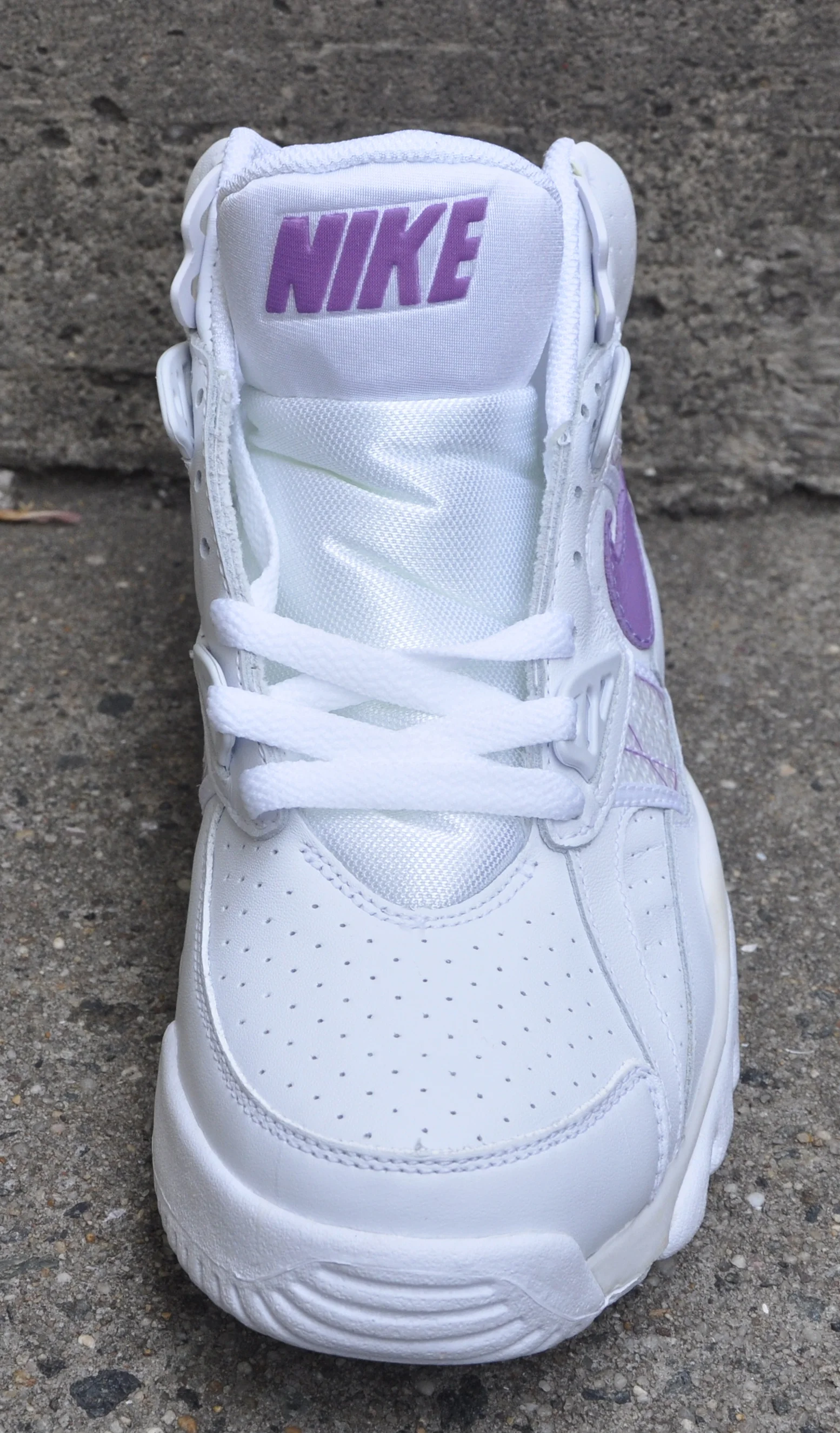 Nike Air Trainer SC White and Purple
