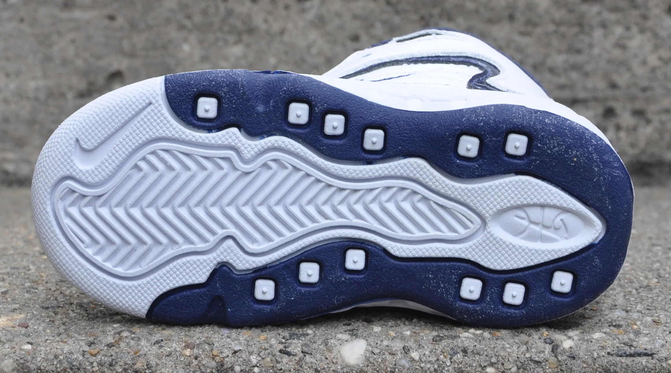 Baby Nike Uptempo White / Navy 