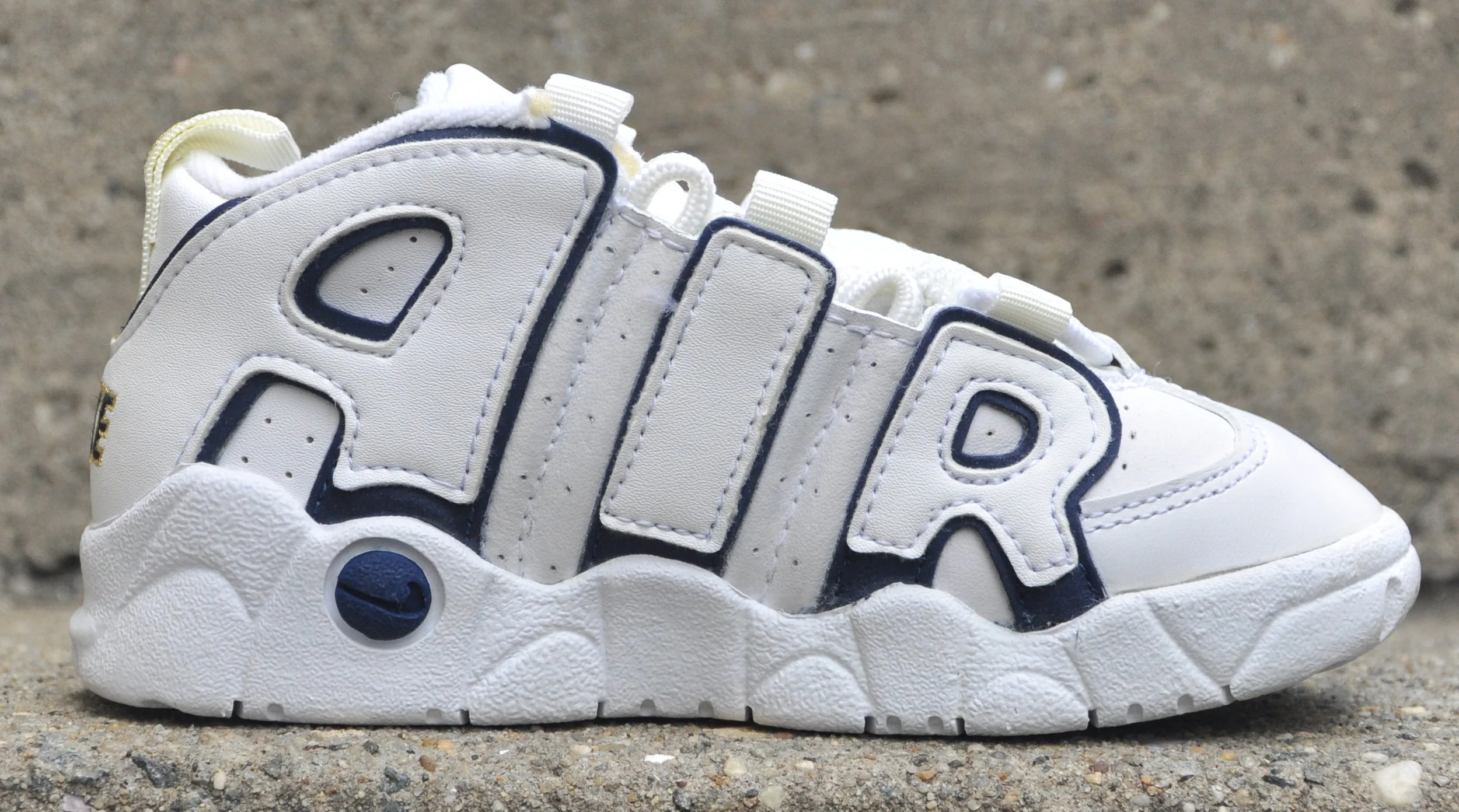 Air Uptempo White Navy Beli (Toddler) Nike Air More Uptempo 'White