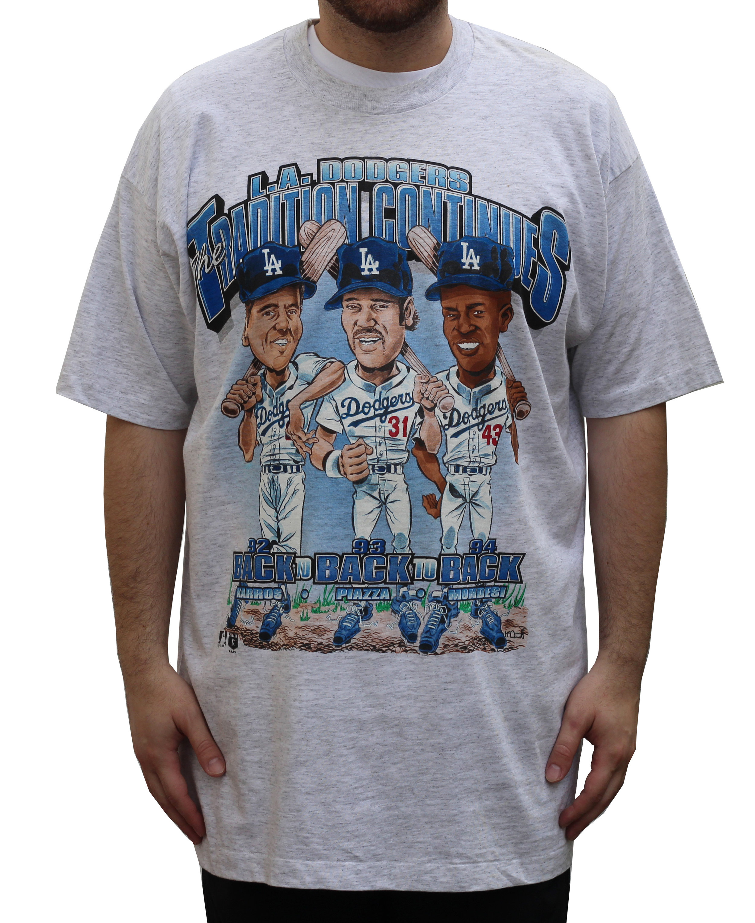 la dodgers vintage t shirt