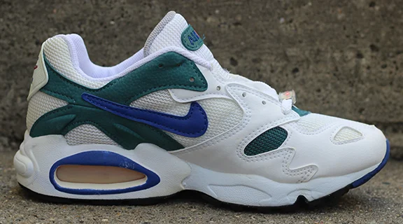 Women`s Nike Triax green, blue and pink