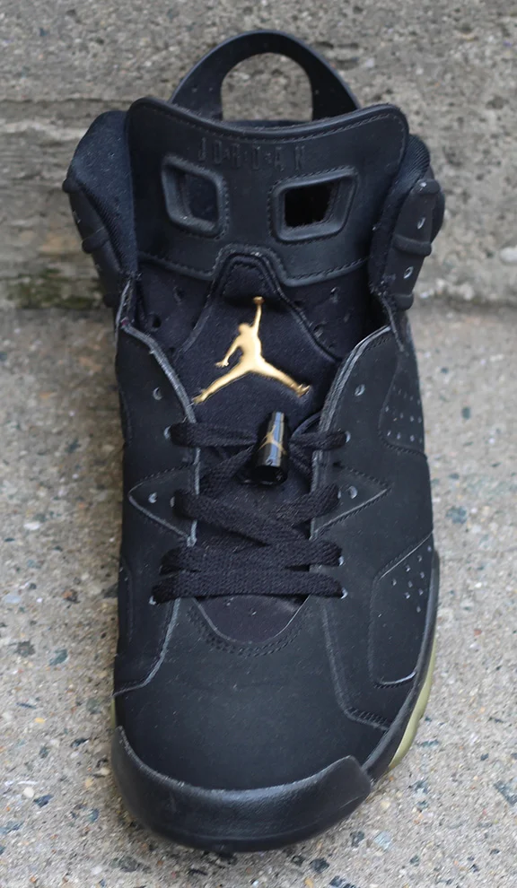 Air Jordan 6 Retro Black and Gold DMP