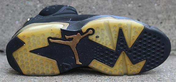 Air Jordan 6 Retro Black and Gold DMP