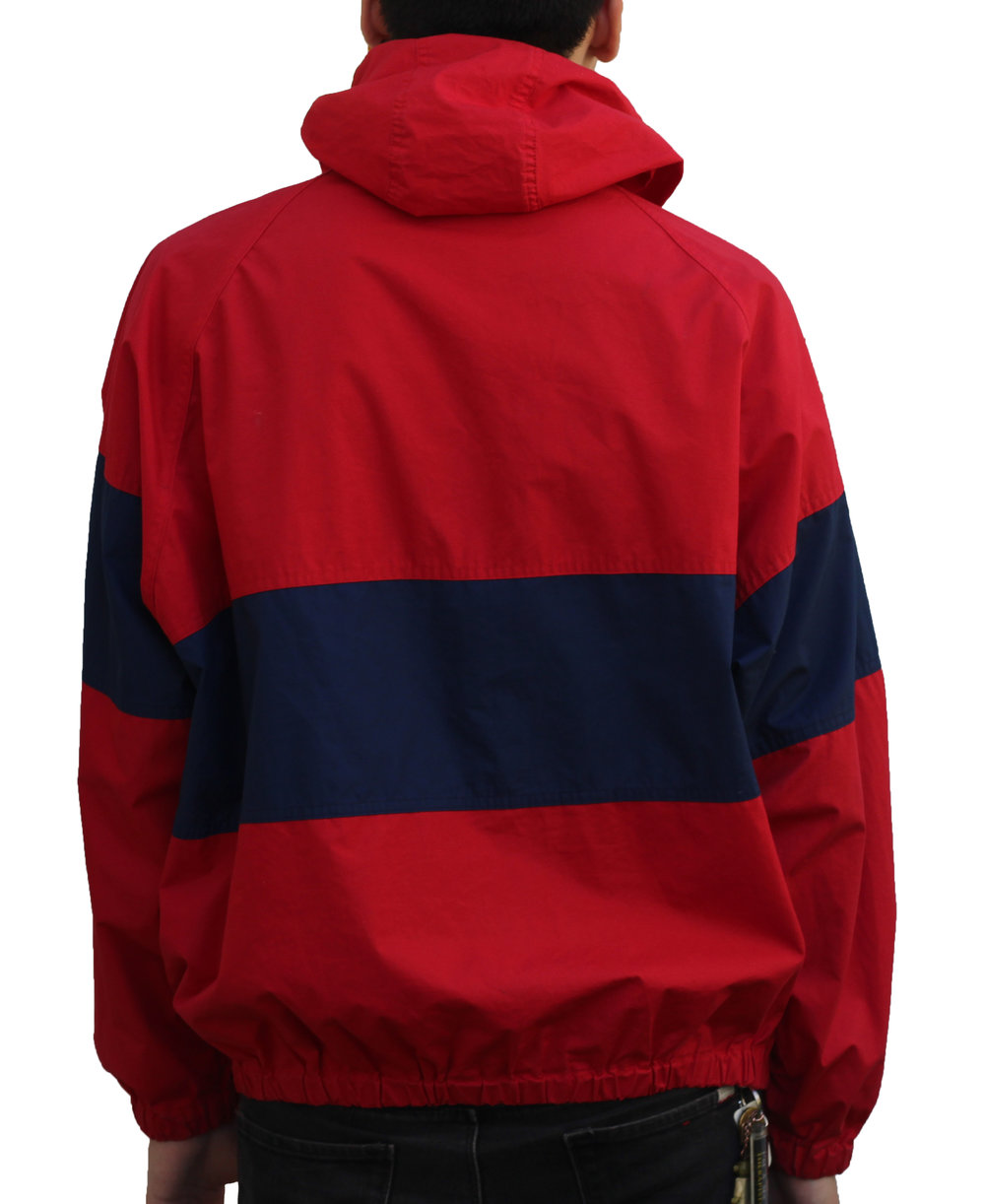 Vintage Polo Sport Ralph Lauren Red / Navy Hooded Jacket (Size M) — Roots
