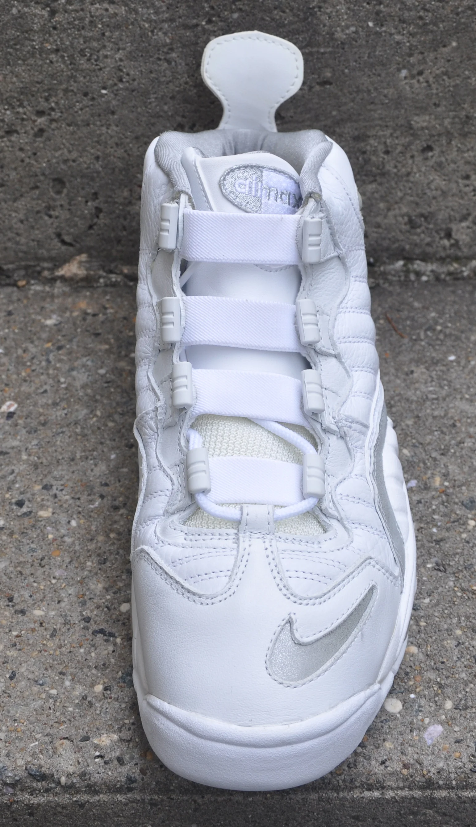 Nike Air Max Sensation White and Silver Chris Webber