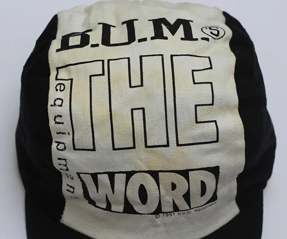 Vintage 1991 B.U.M. Equipment The Word Hat