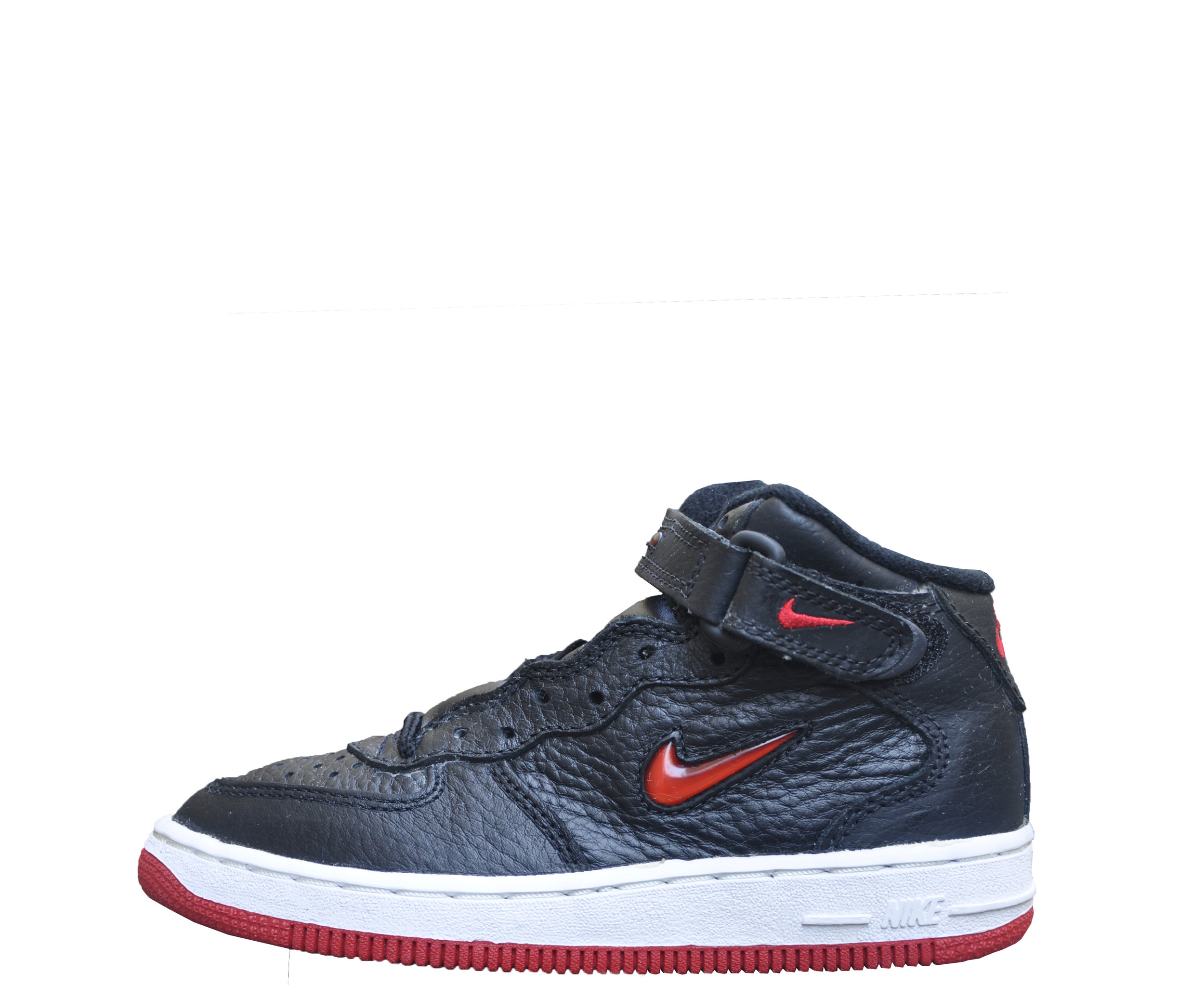 nike air force 1 mid red denim