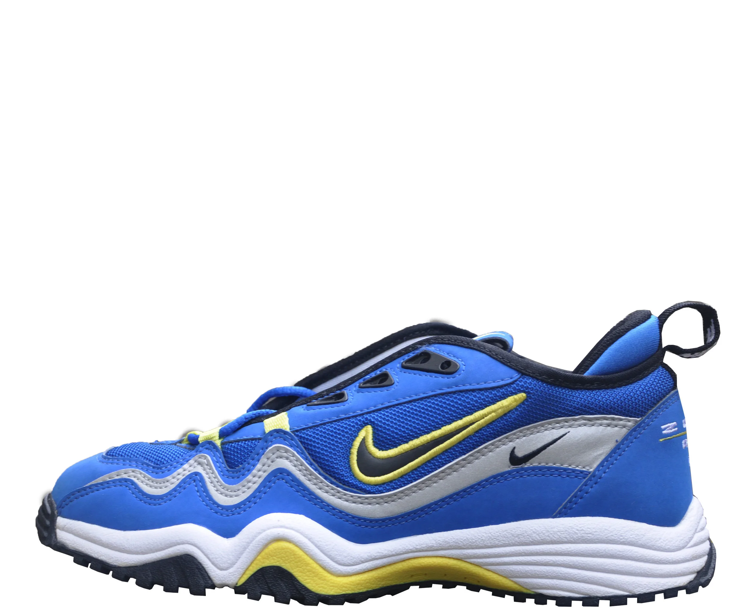Nike Air K-Low Regal Blue and yellow.
