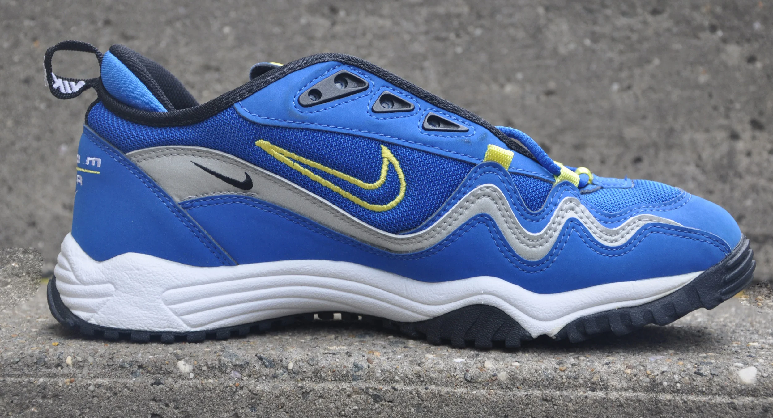 Nike Air K-Low Regal Blue and yellow