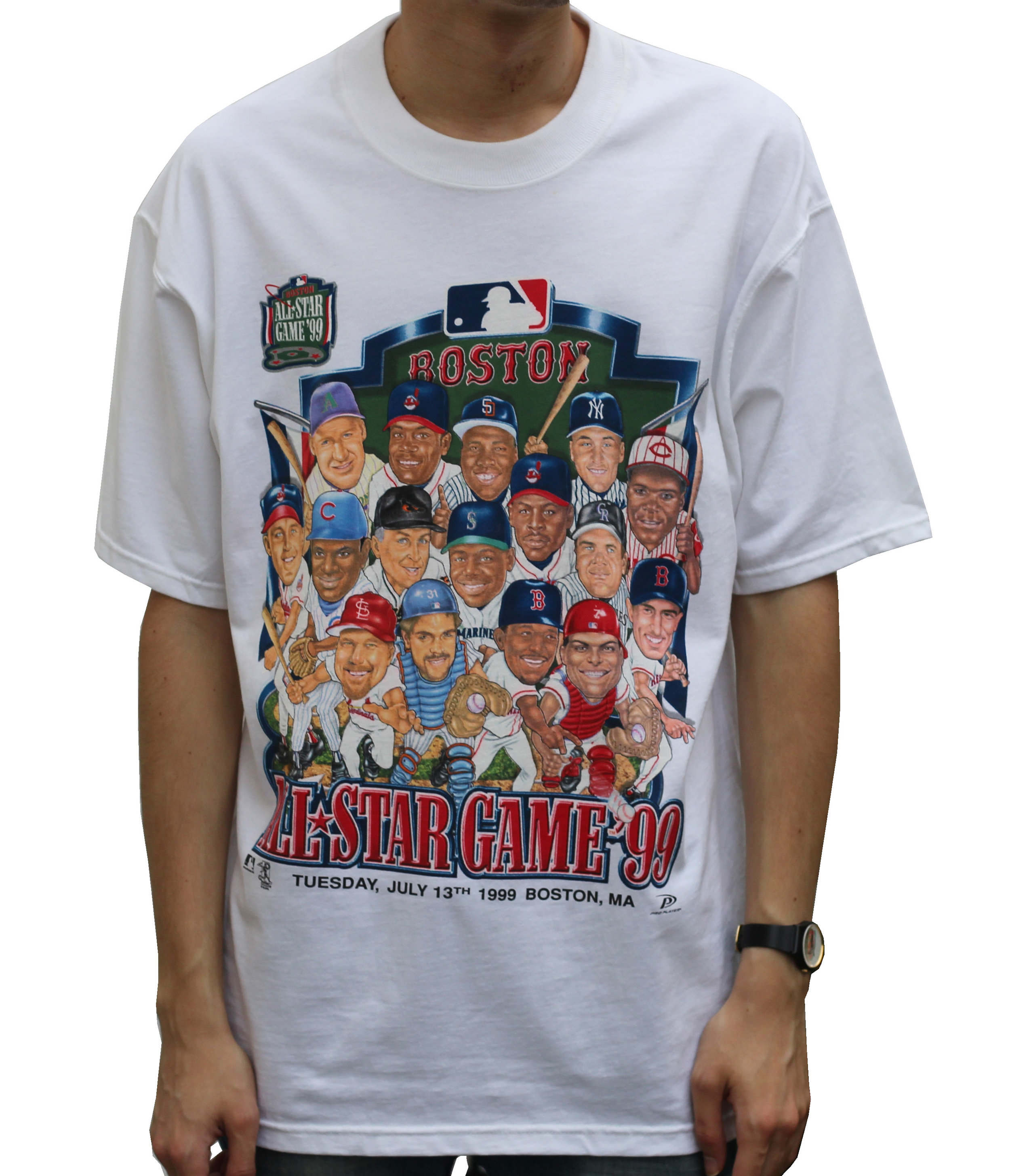 Vintage 1999 MLB Allstar game T Shirt Youth Size 1820 Fenway Park  eBay