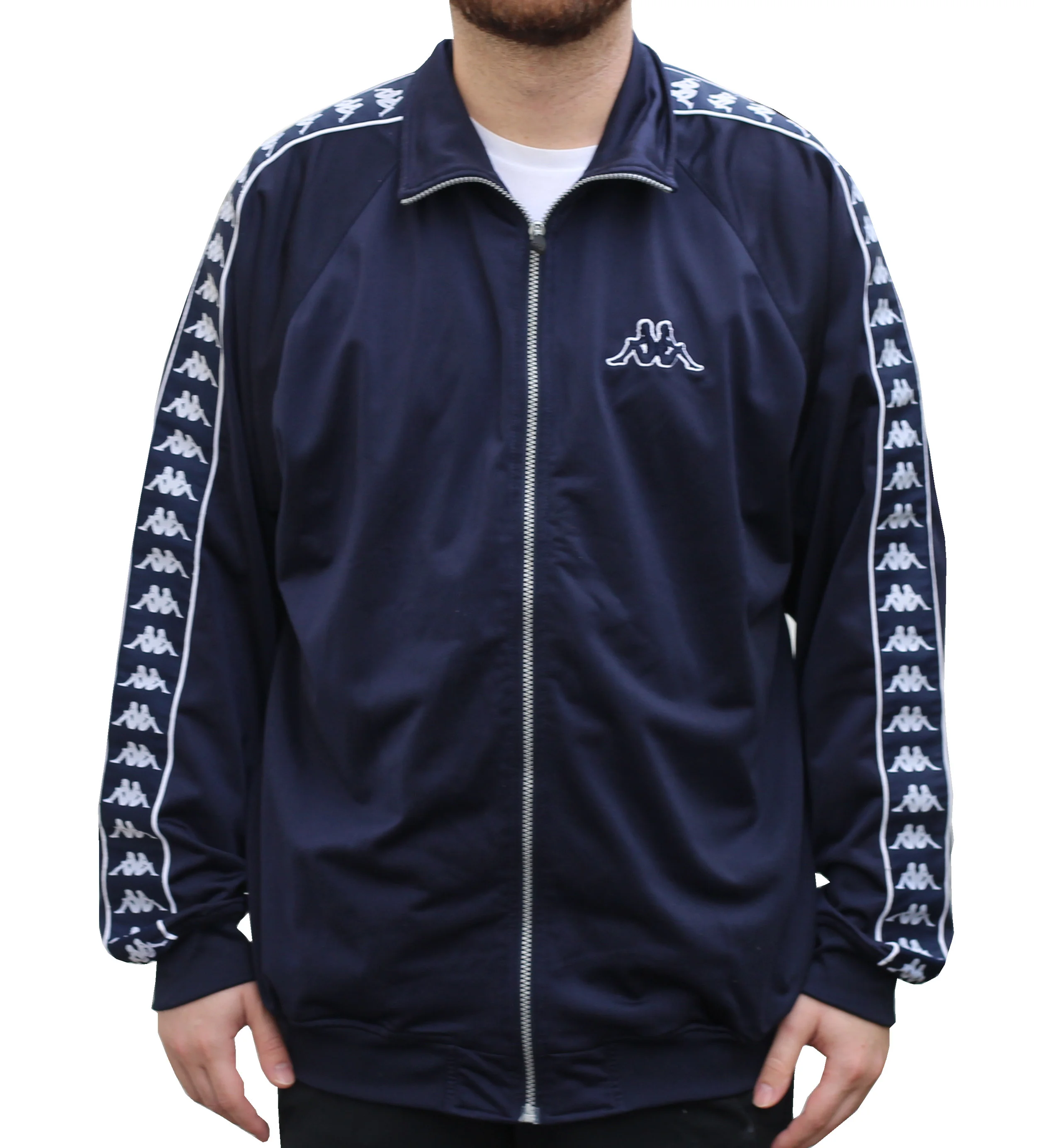 kappa navy track jacket